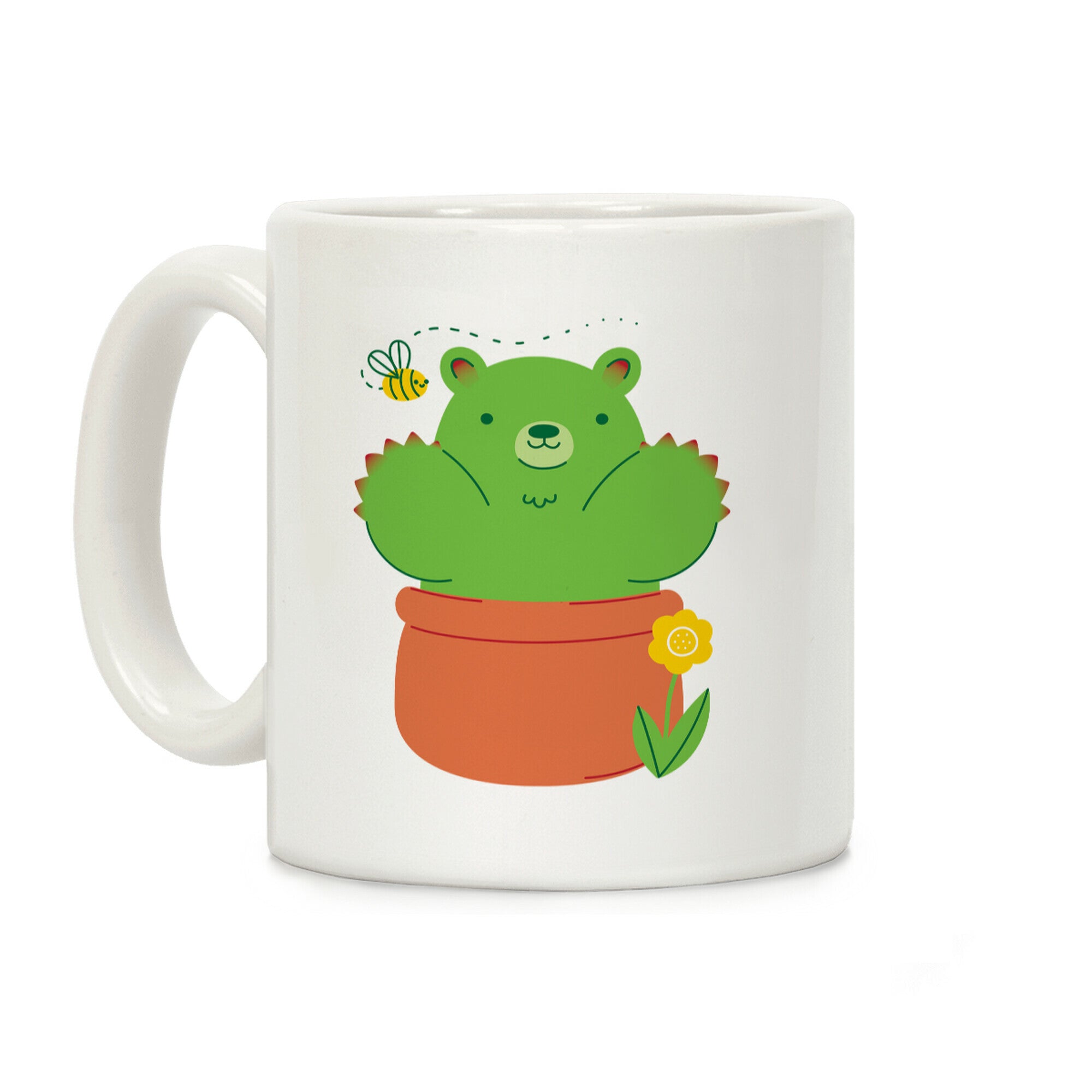 Bear Paw Cactus Coffee Mug