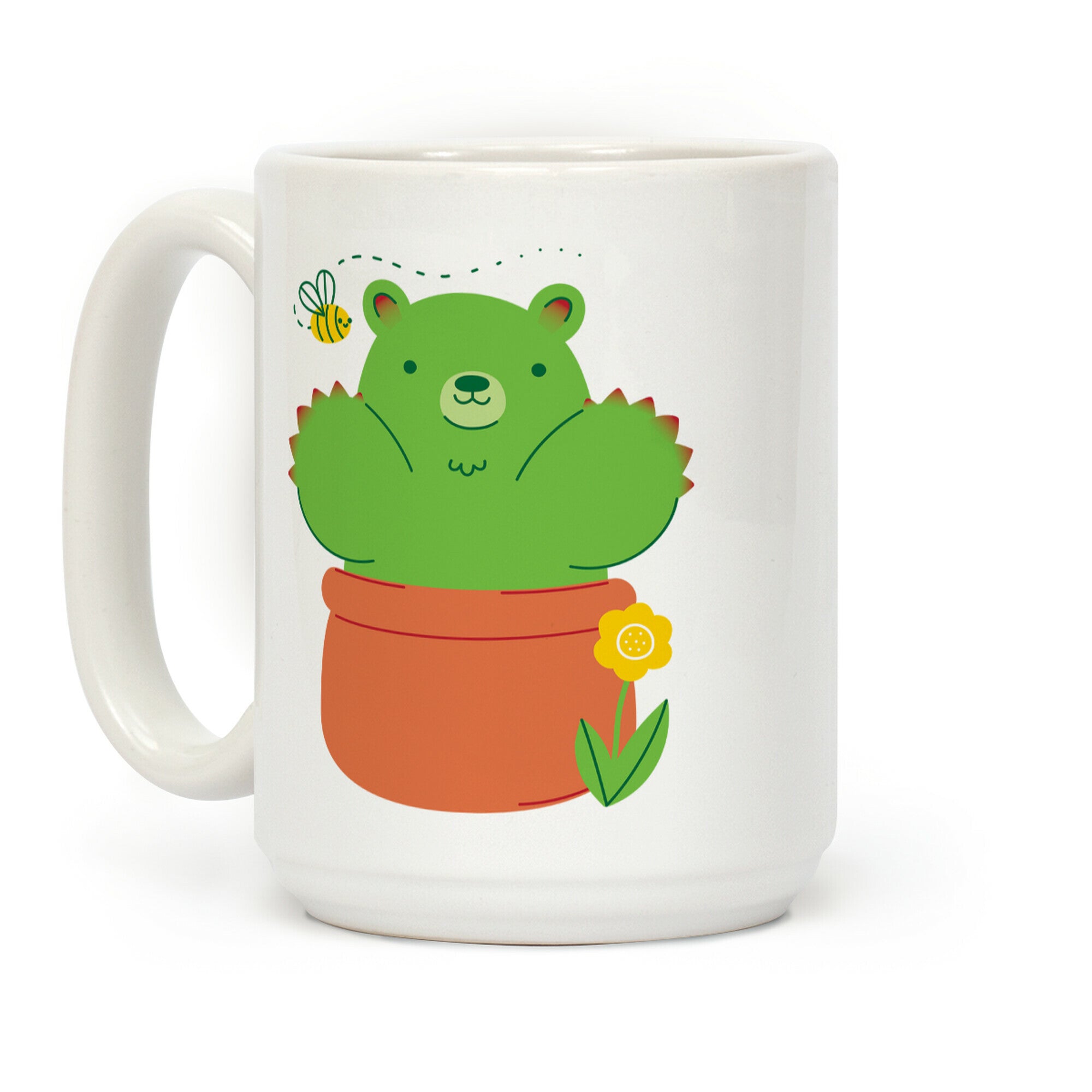 Bear Paw Cactus Coffee Mug