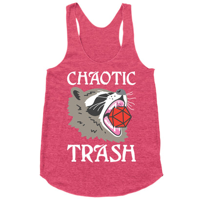 Chaotic Trash (Raccoon) Racerback Tank