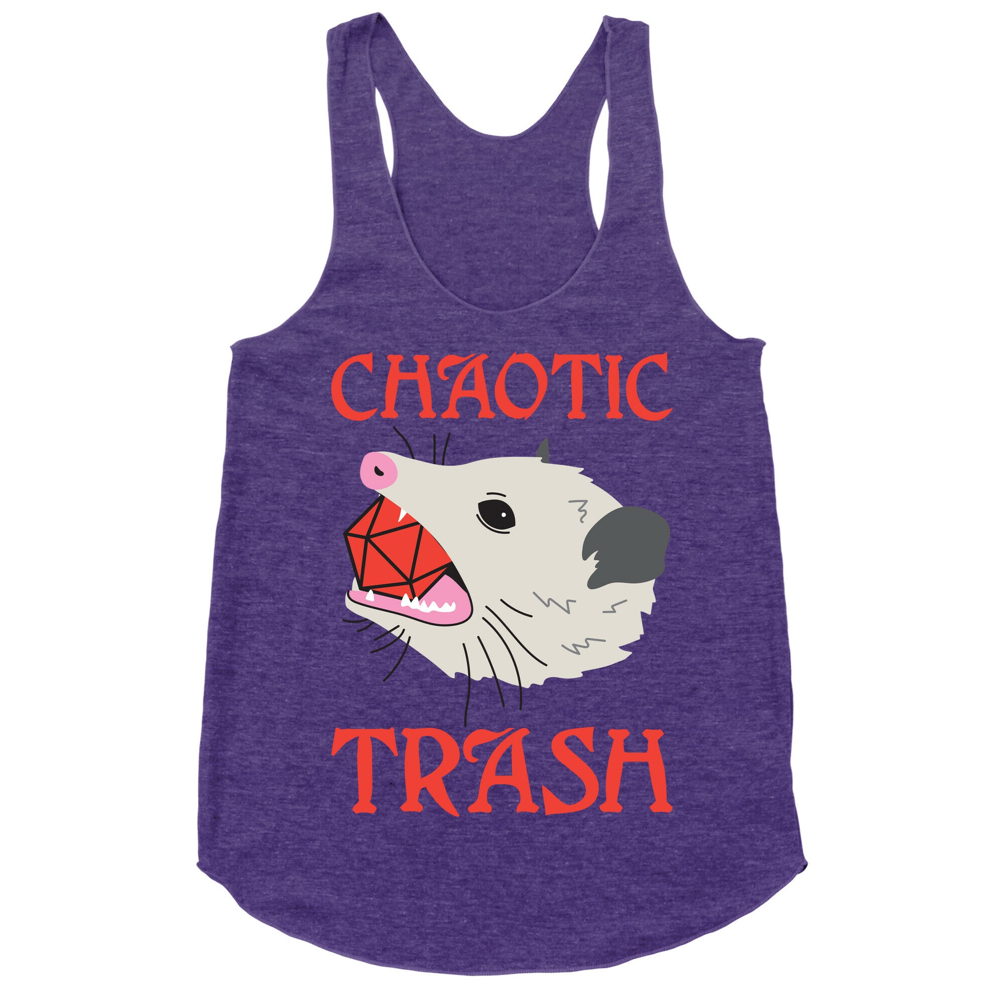 Chaotic Trash (Opossum) Racerback Tank