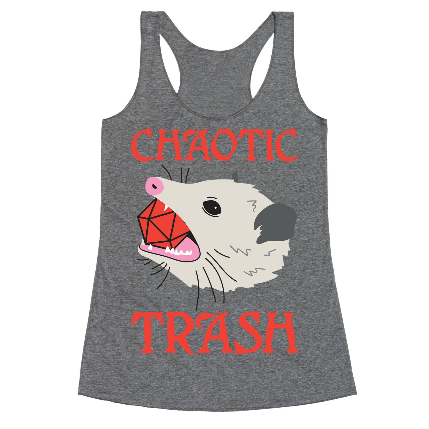 Chaotic Trash (Opossum) Racerback Tank