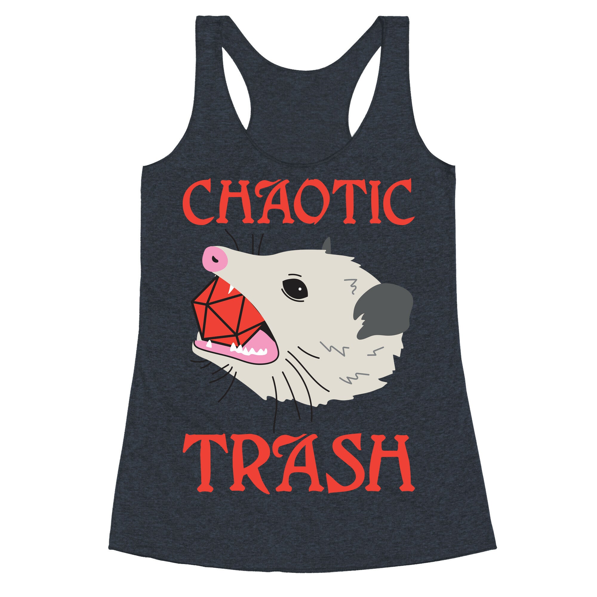 Chaotic Trash (Opossum) Racerback Tank