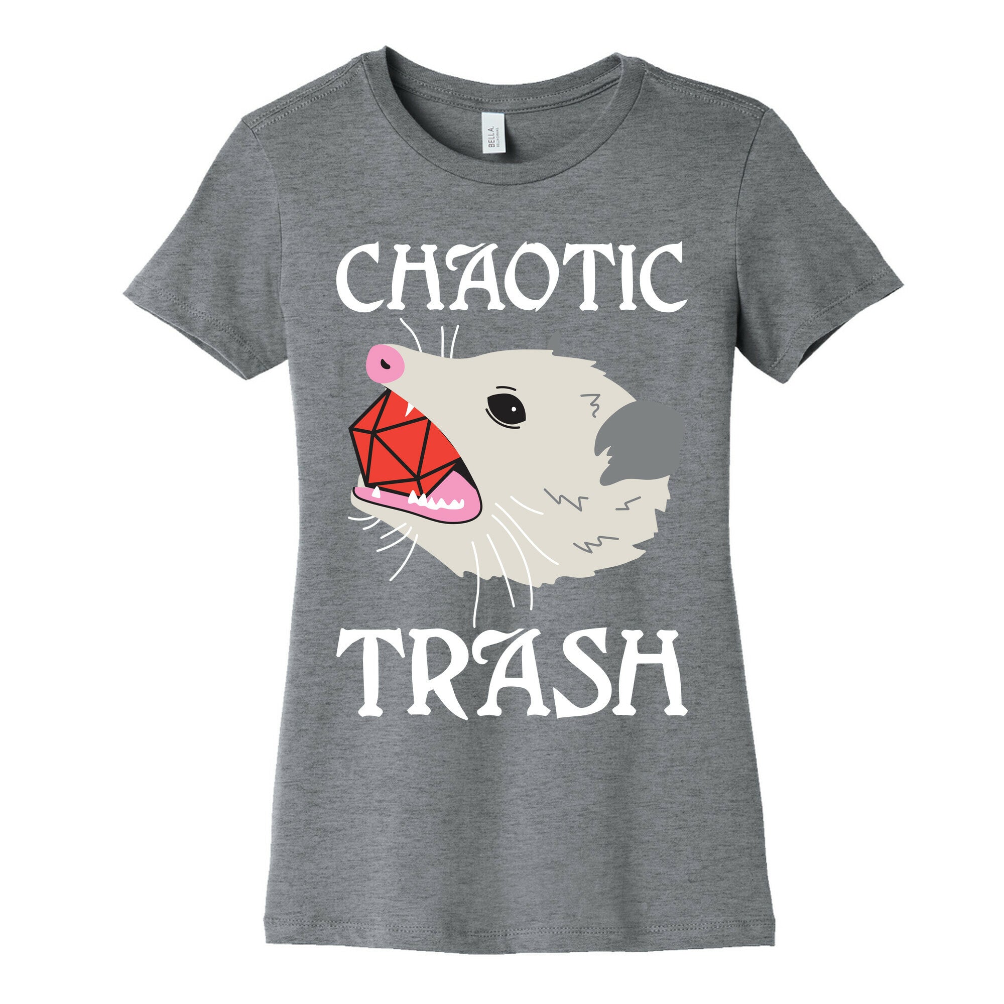 Chaotic Trash (Opossum) Women's Cotton Tee
