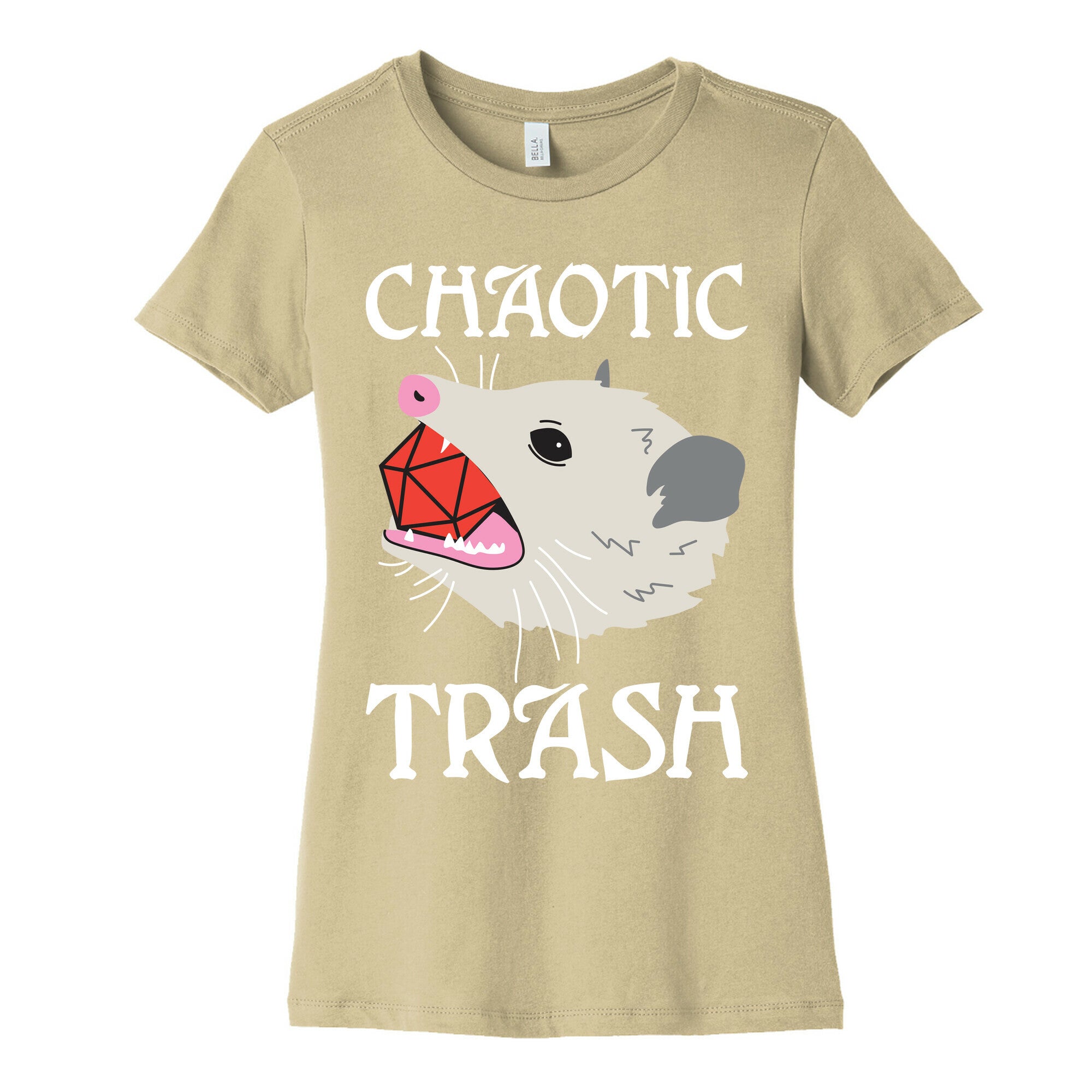 Chaotic Trash (Opossum) Women's Cotton Tee