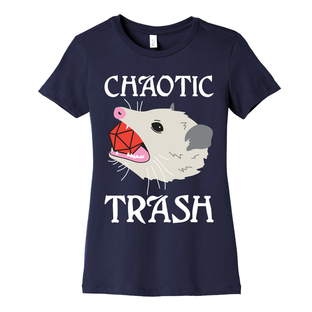 Chaotic Trash (Opossum) Women's Cotton Tee