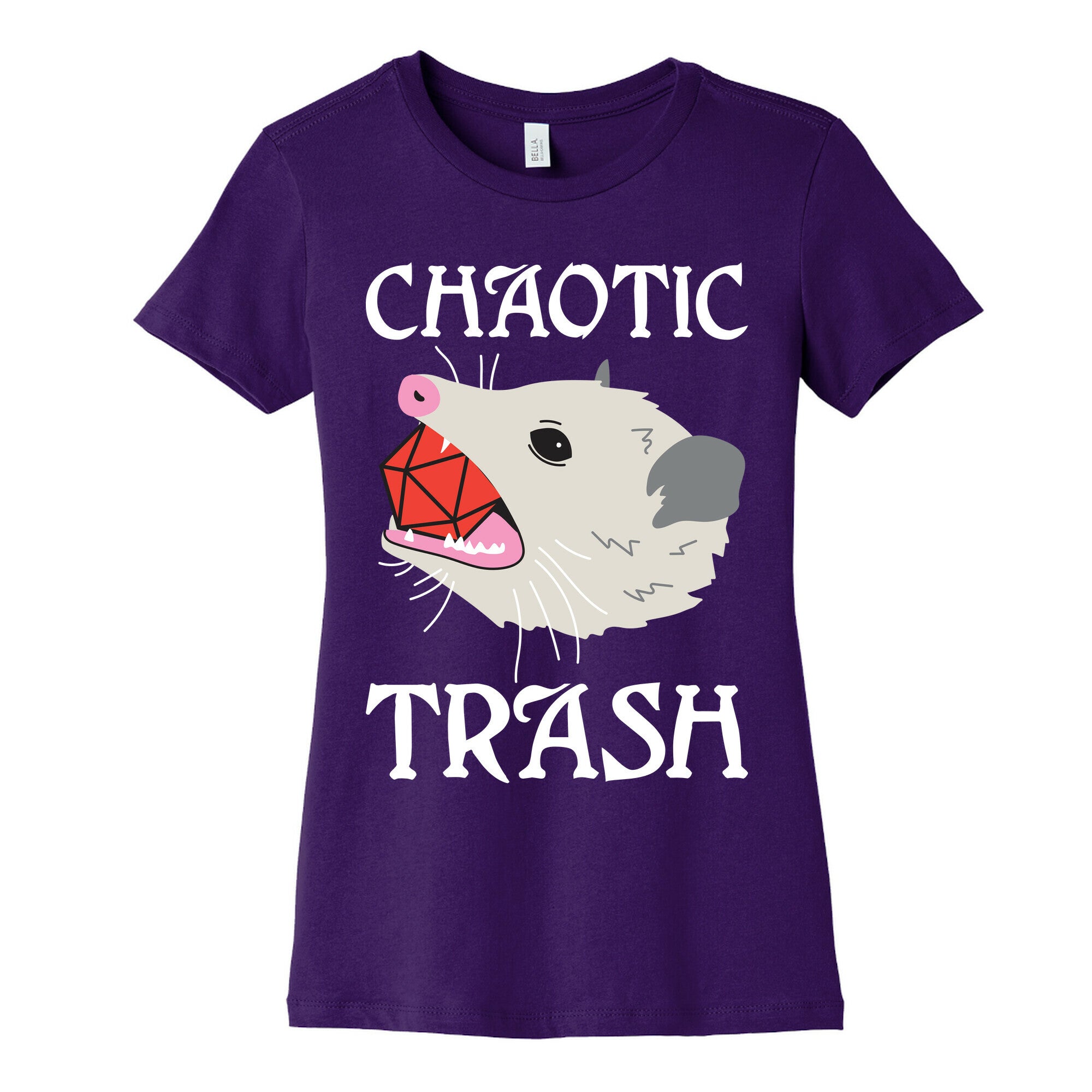 Chaotic Trash (Opossum) Women's Cotton Tee