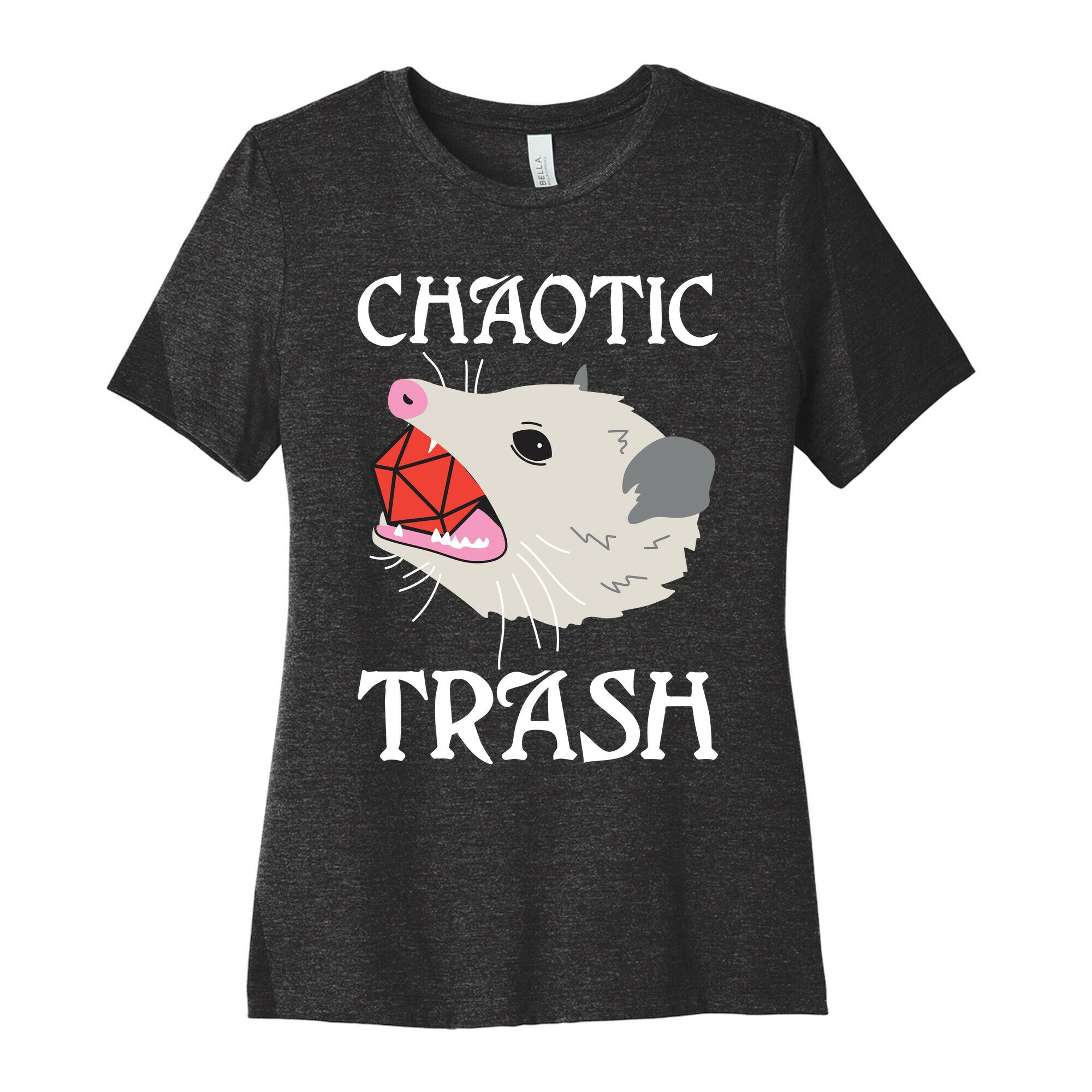 Chaotic Trash (Opossum) Women's Cotton Tee