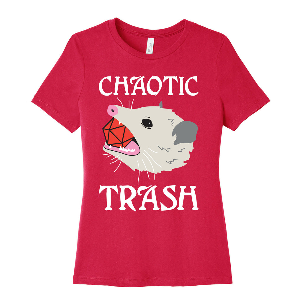 Chaotic Trash (Opossum) Women's Cotton Tee