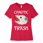 Chaotic Trash (Opossum) Women's Cotton Tee