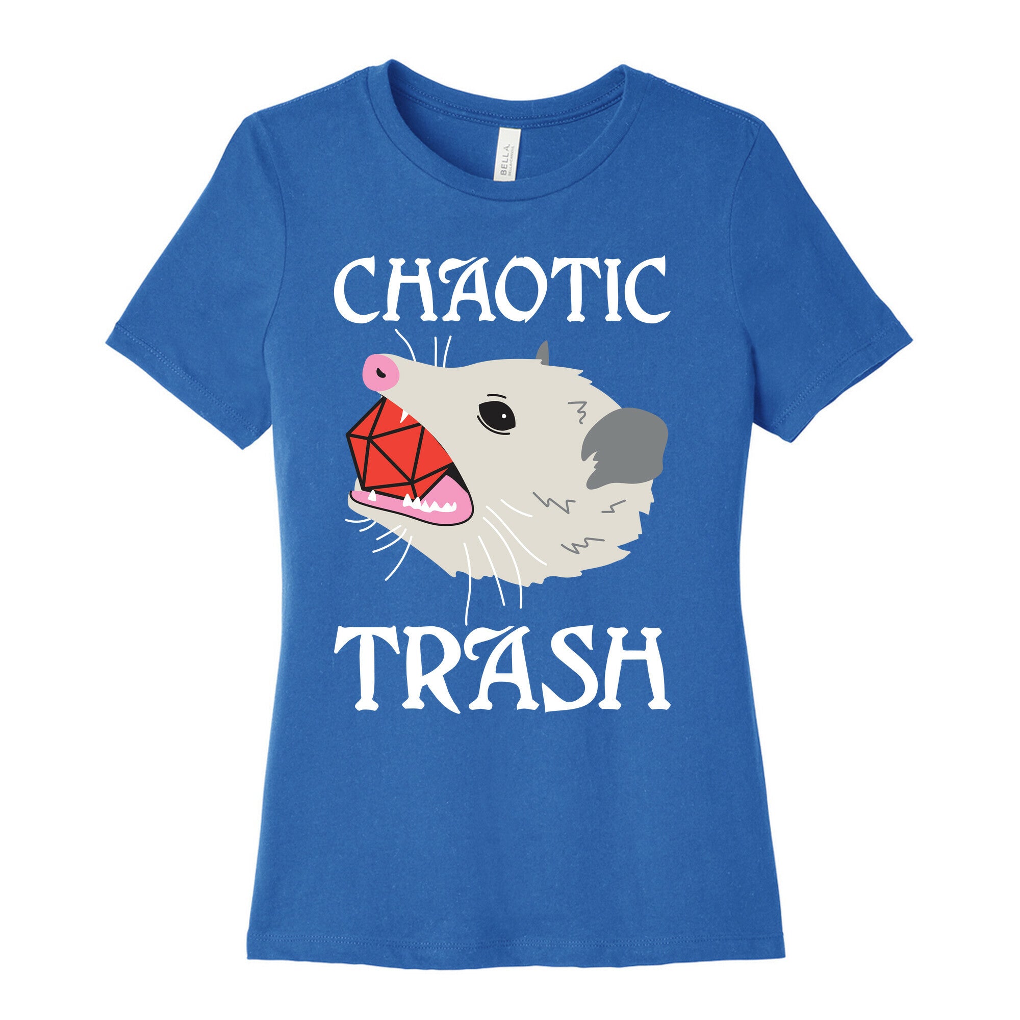 Chaotic Trash (Opossum) Women's Cotton Tee