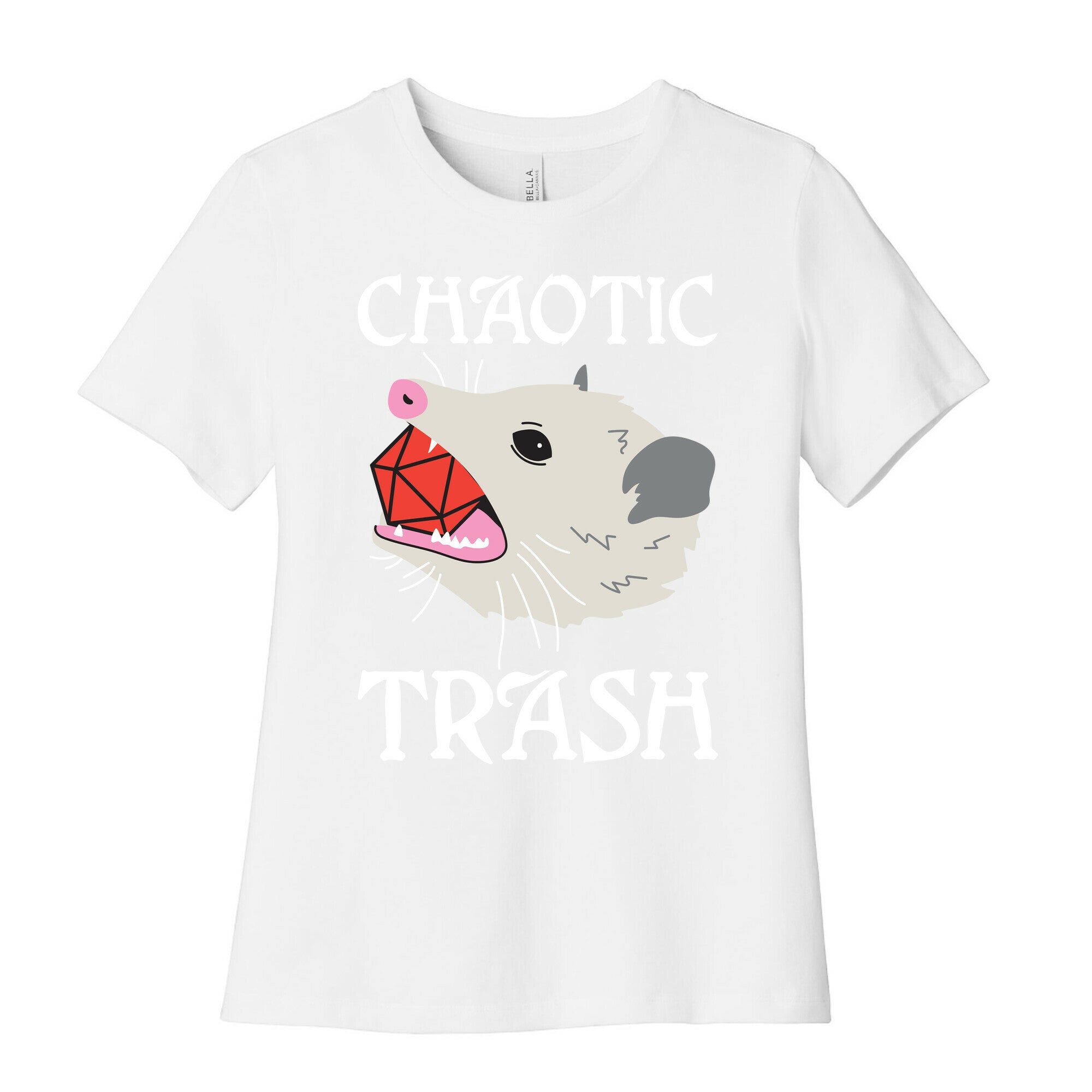 Chaotic Trash (Opossum) Women's Cotton Tee