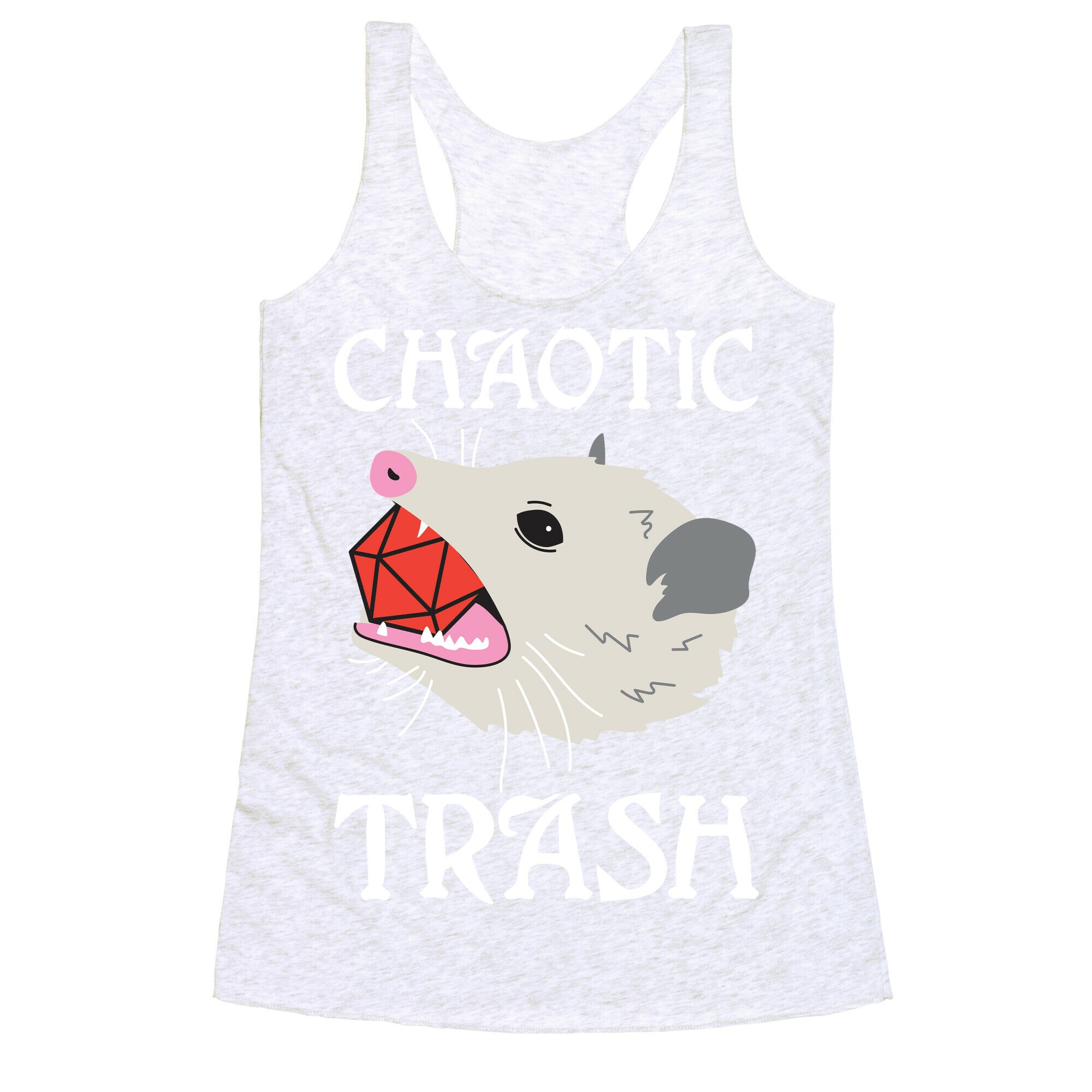 Chaotic Trash (Opossum) Racerback Tank