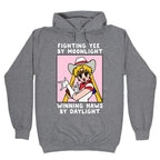 Fighting Yee By Moonlight Winning Haws By Daylight Hoodie