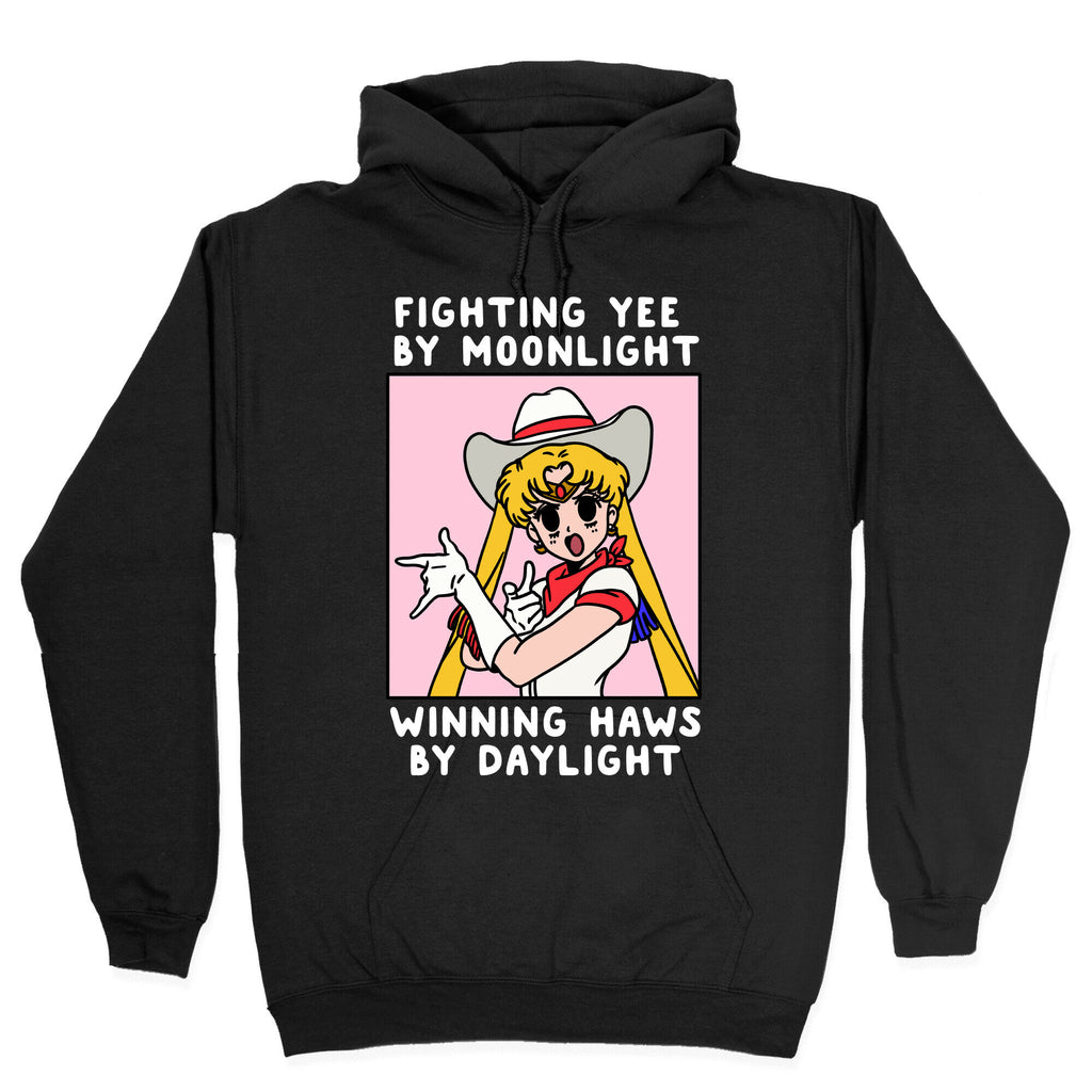 Fighting Yee By Moonlight Winning Haws By Daylight Hoodie