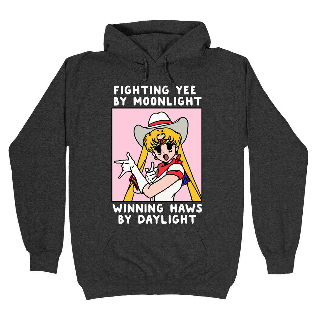 Fighting Yee By Moonlight Winning Haws By Daylight Hoodie