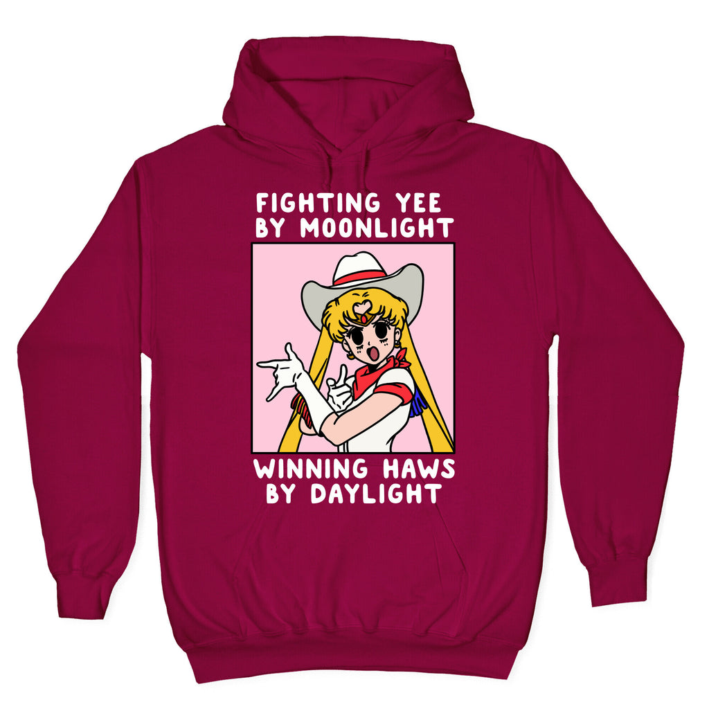 Fighting Yee By Moonlight Winning Haws By Daylight Hoodie