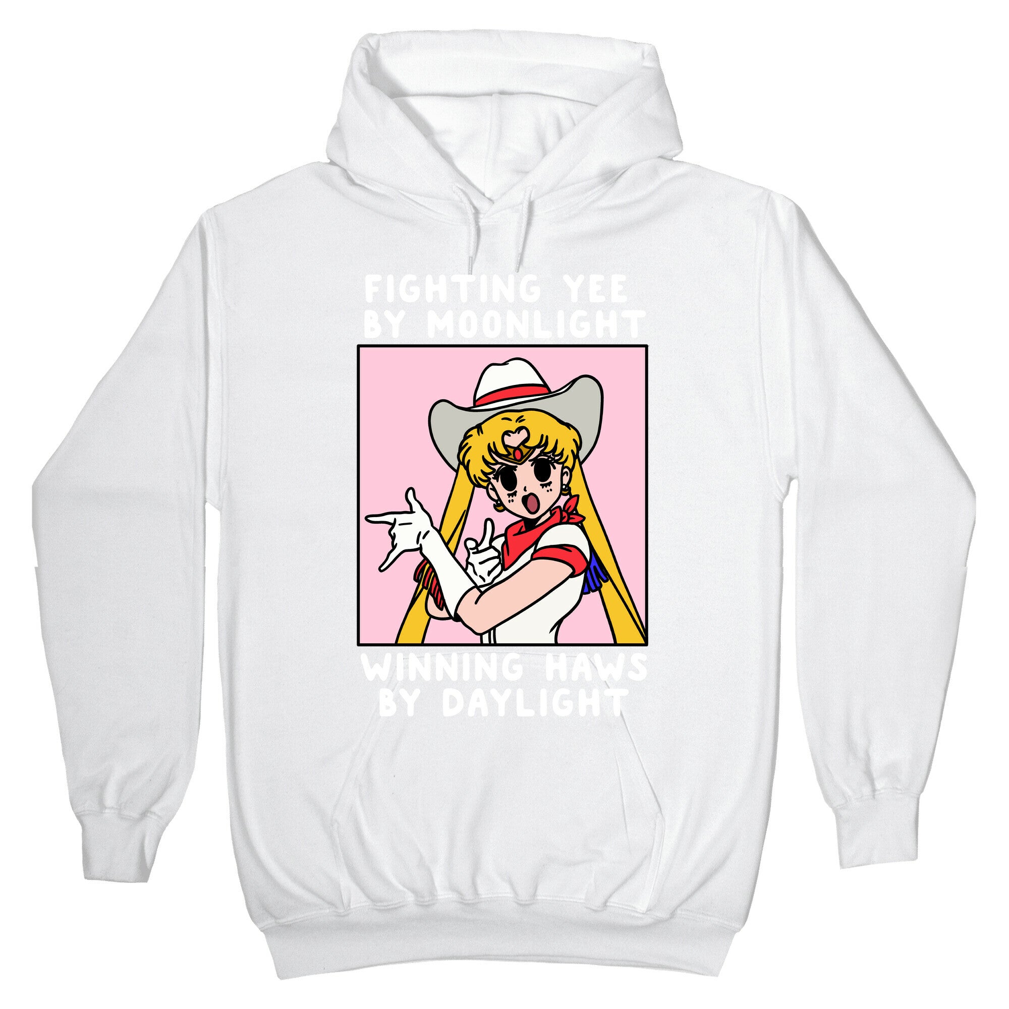Fighting Yee By Moonlight Winning Haws By Daylight Hoodie