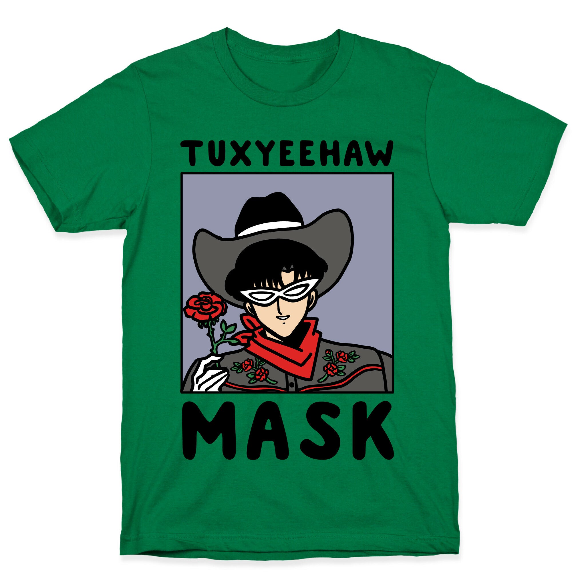 Tuxyeehaw Mask T-Shirt