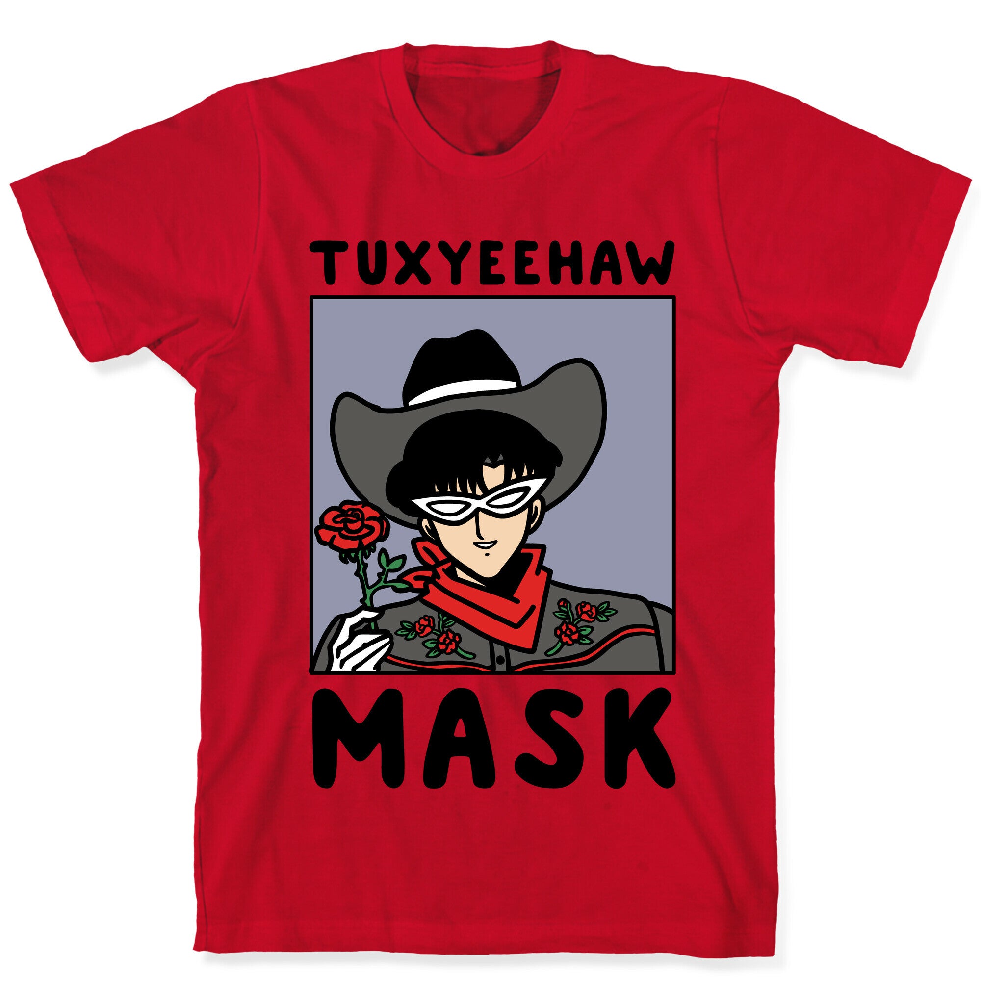 Tuxyeehaw Mask T-Shirt