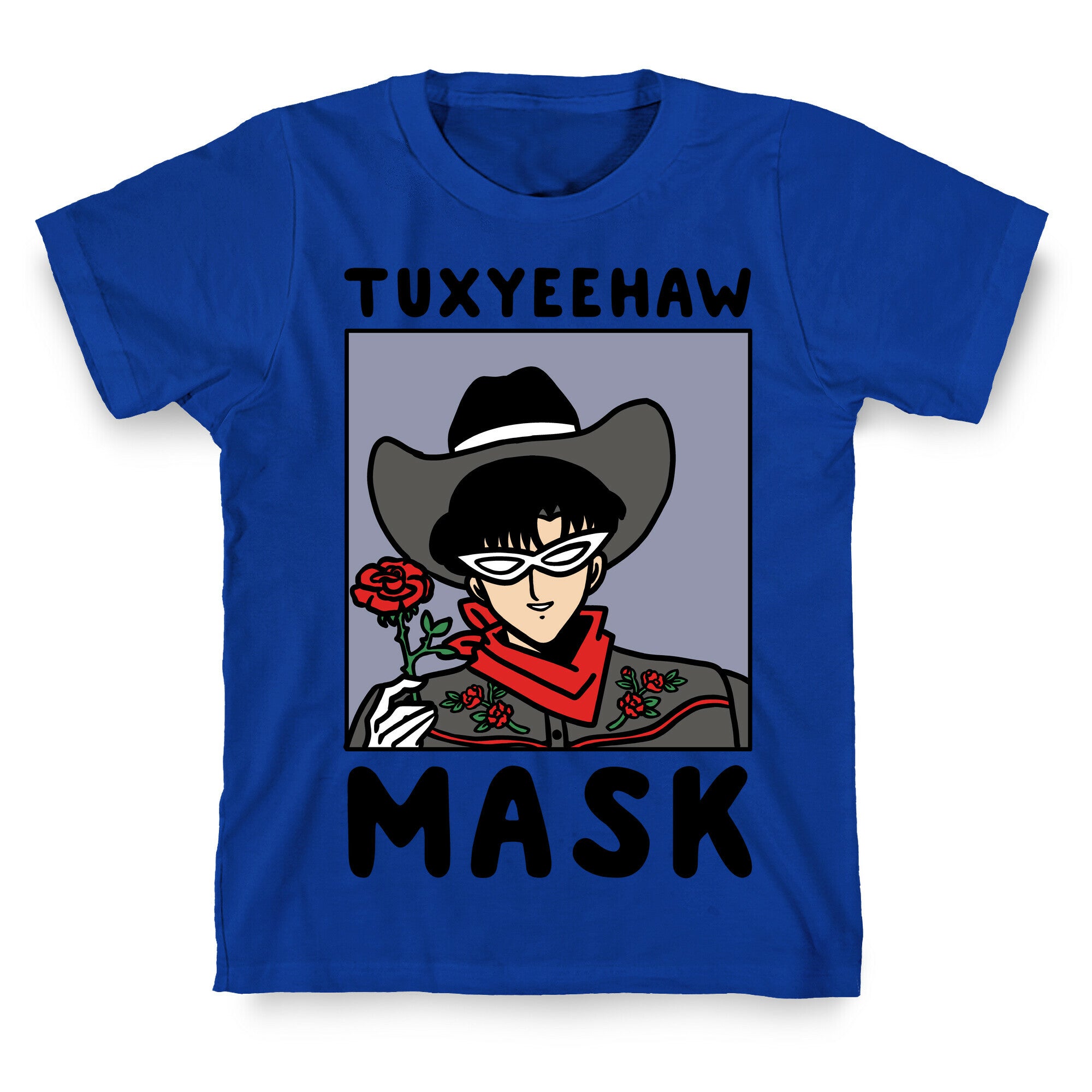 Tuxyeehaw Mask T-Shirt