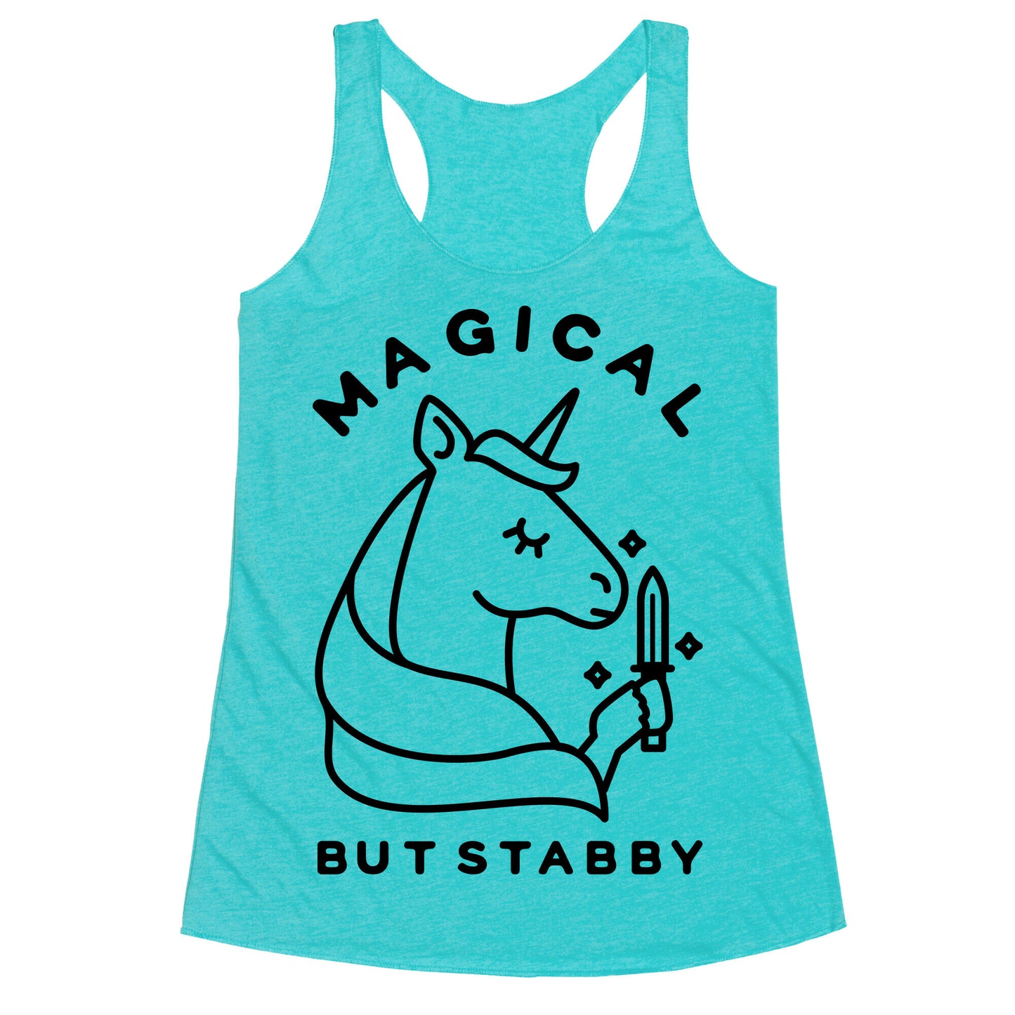 Magical But Stabby Racerback Tank