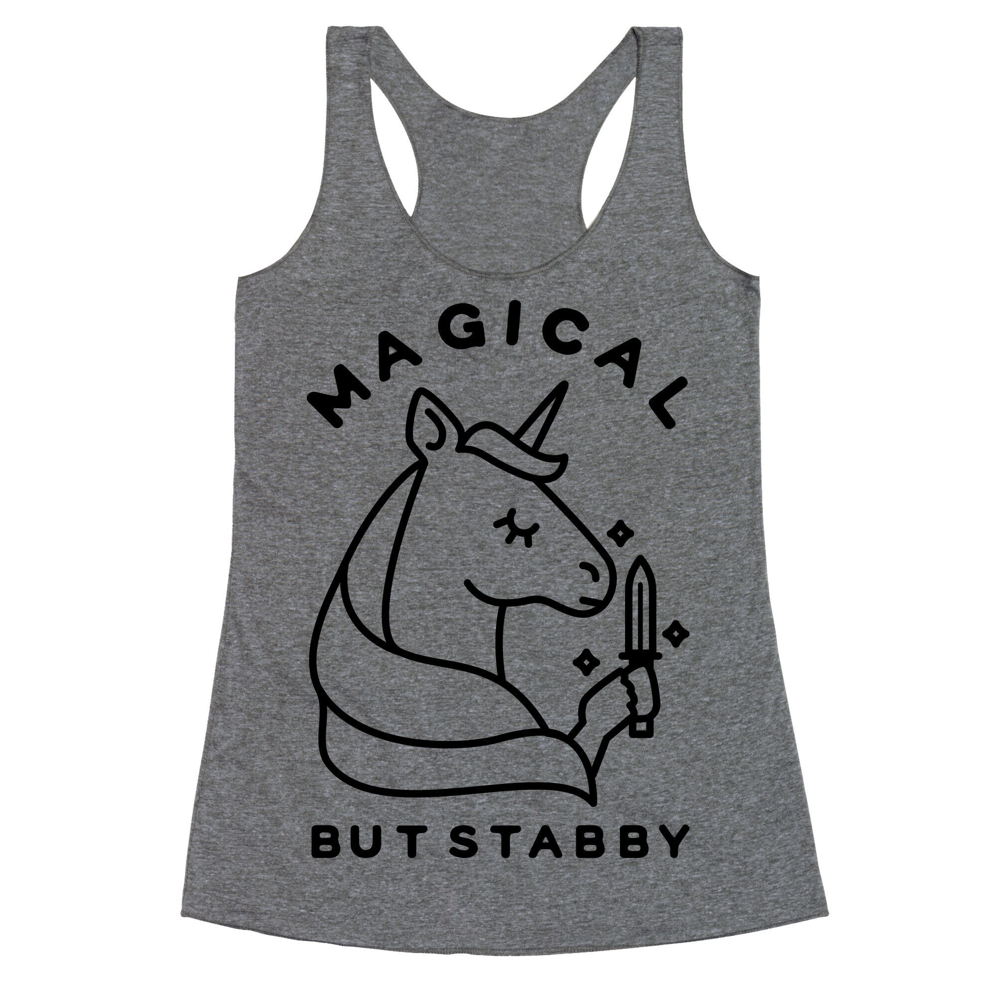 Magical But Stabby Racerback Tank