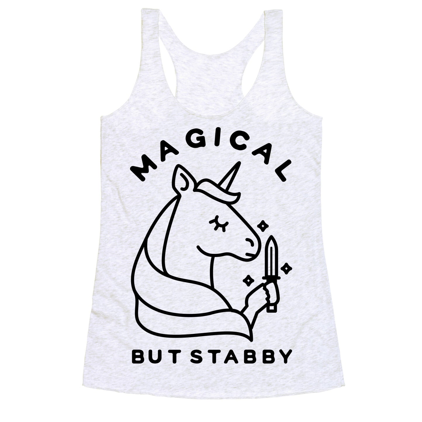 Magical But Stabby Racerback Tank