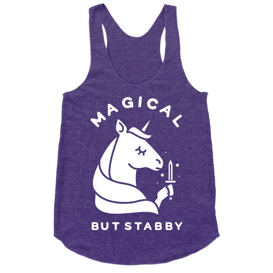 Magical But Stabby Racerback Tank