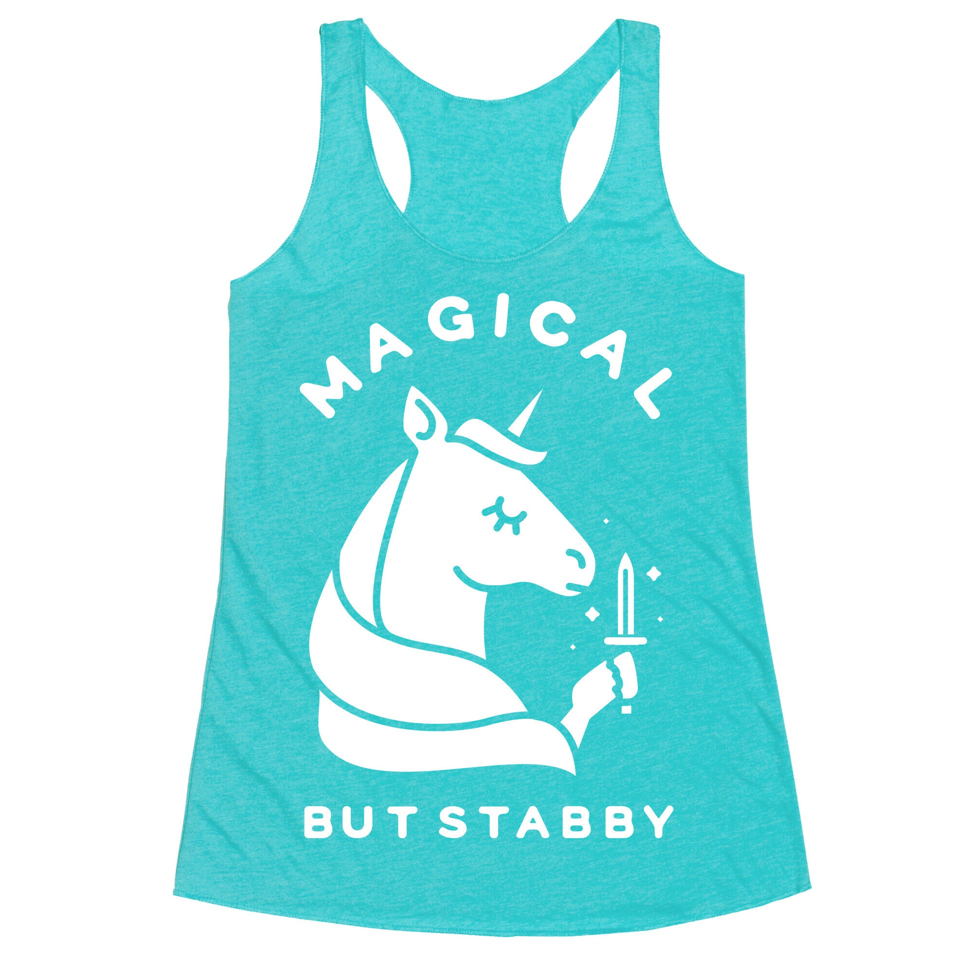 Magical But Stabby Racerback Tank