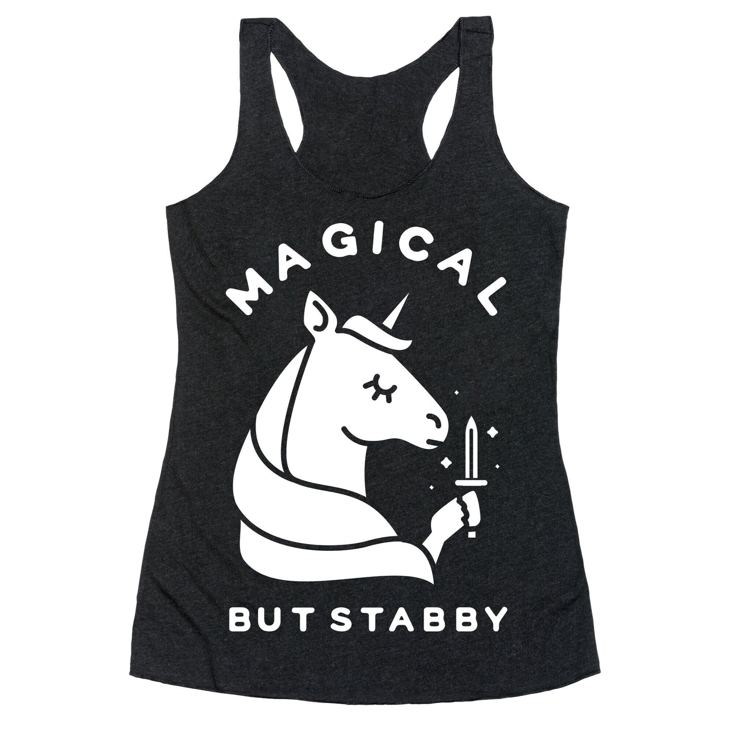 Magical But Stabby Racerback Tank