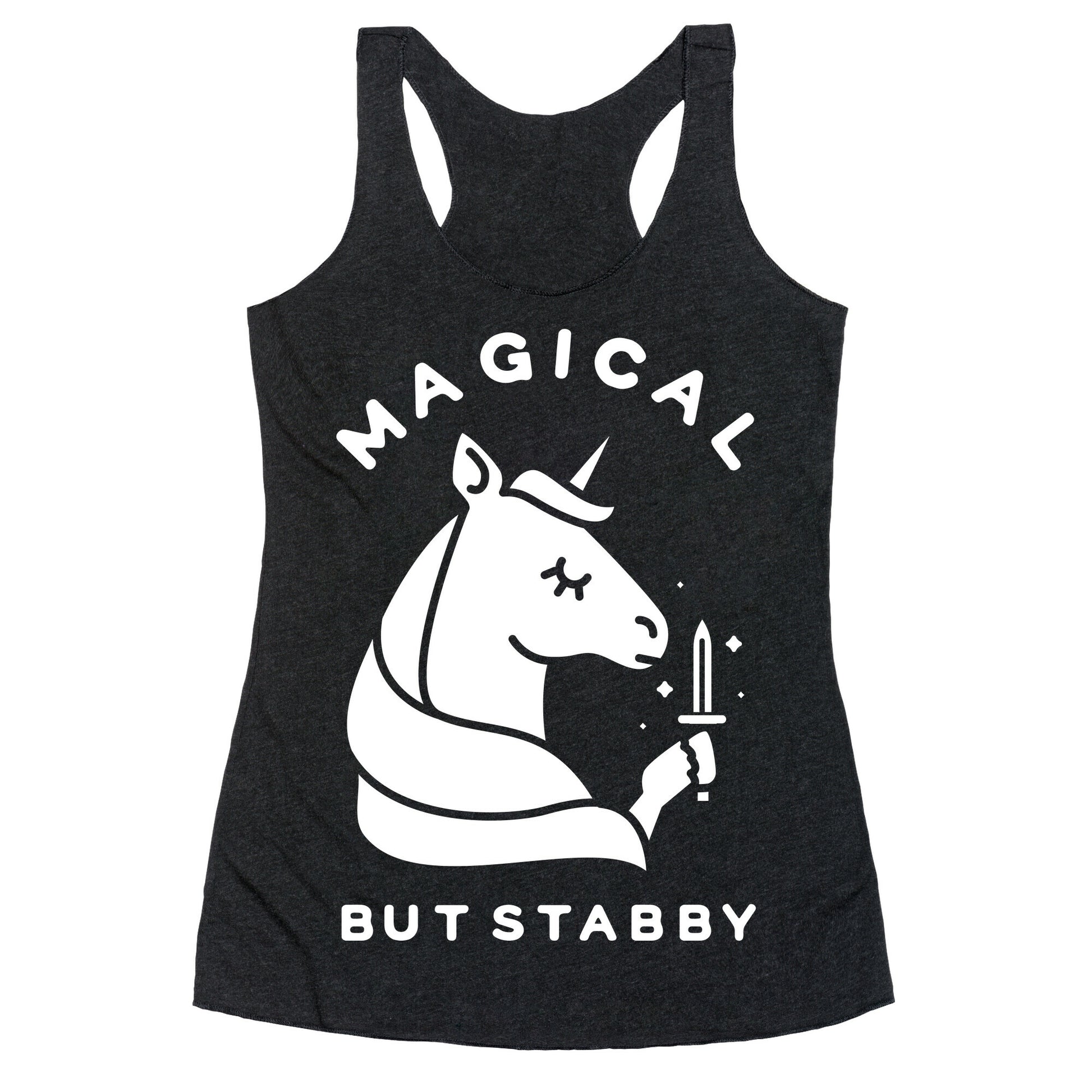 Magical But Stabby Racerback Tank