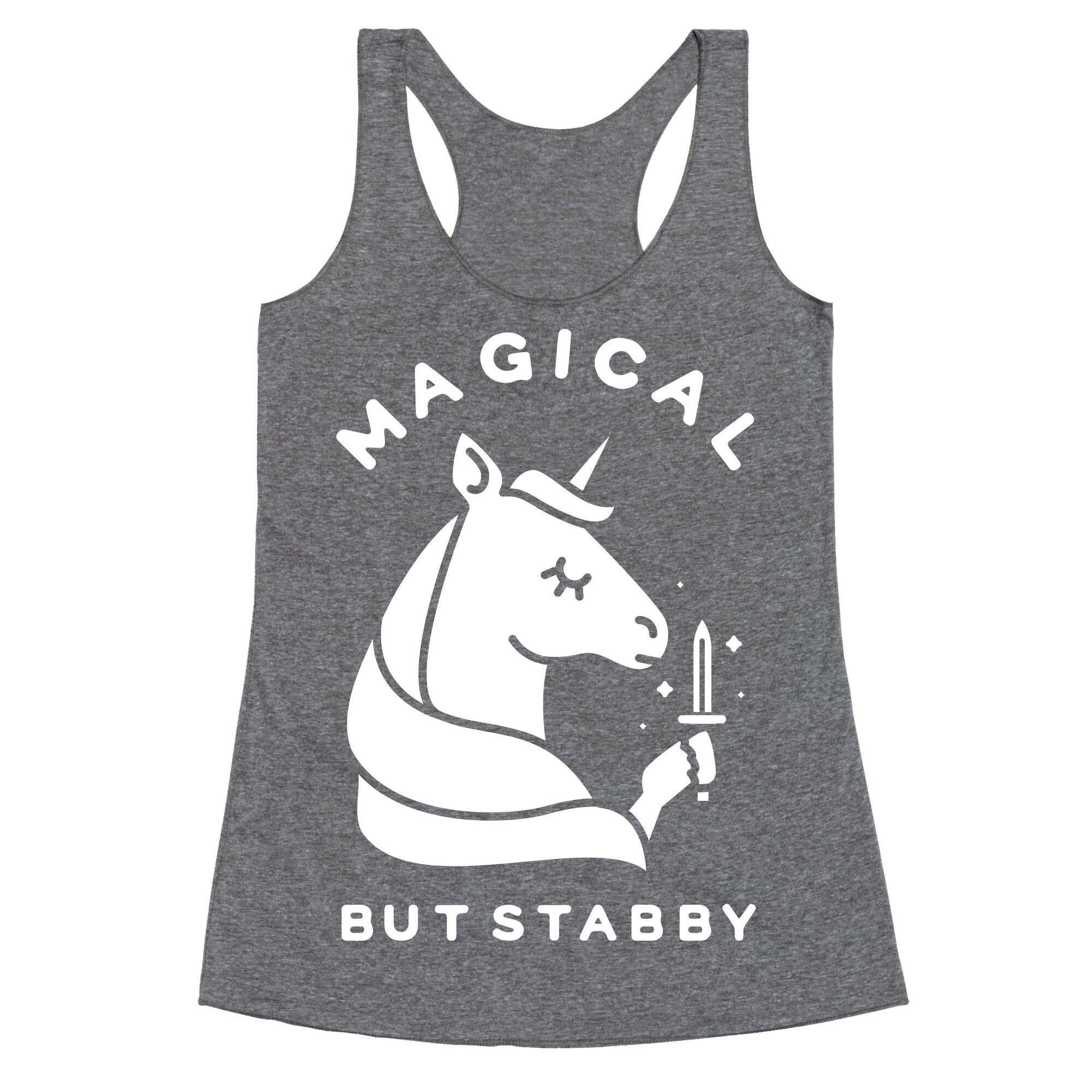 Magical But Stabby Racerback Tank