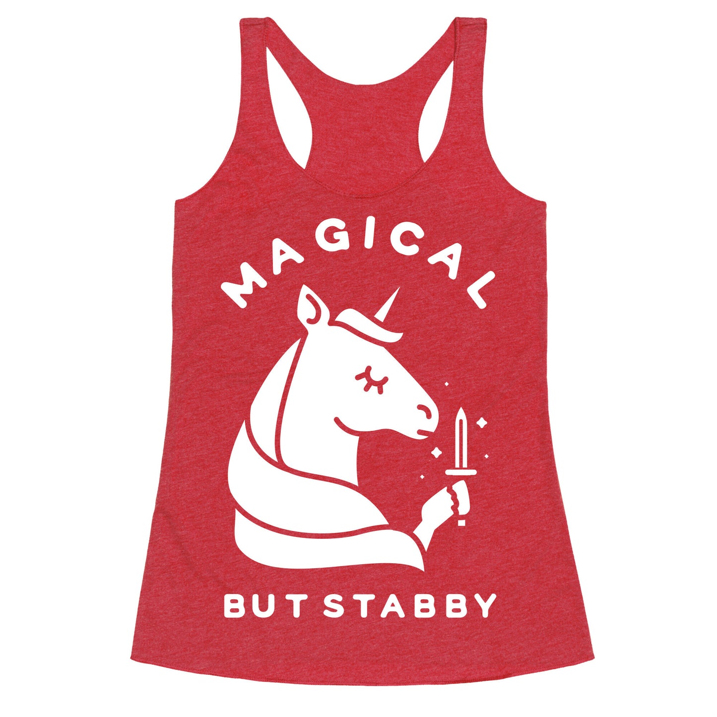 Magical But Stabby Racerback Tank