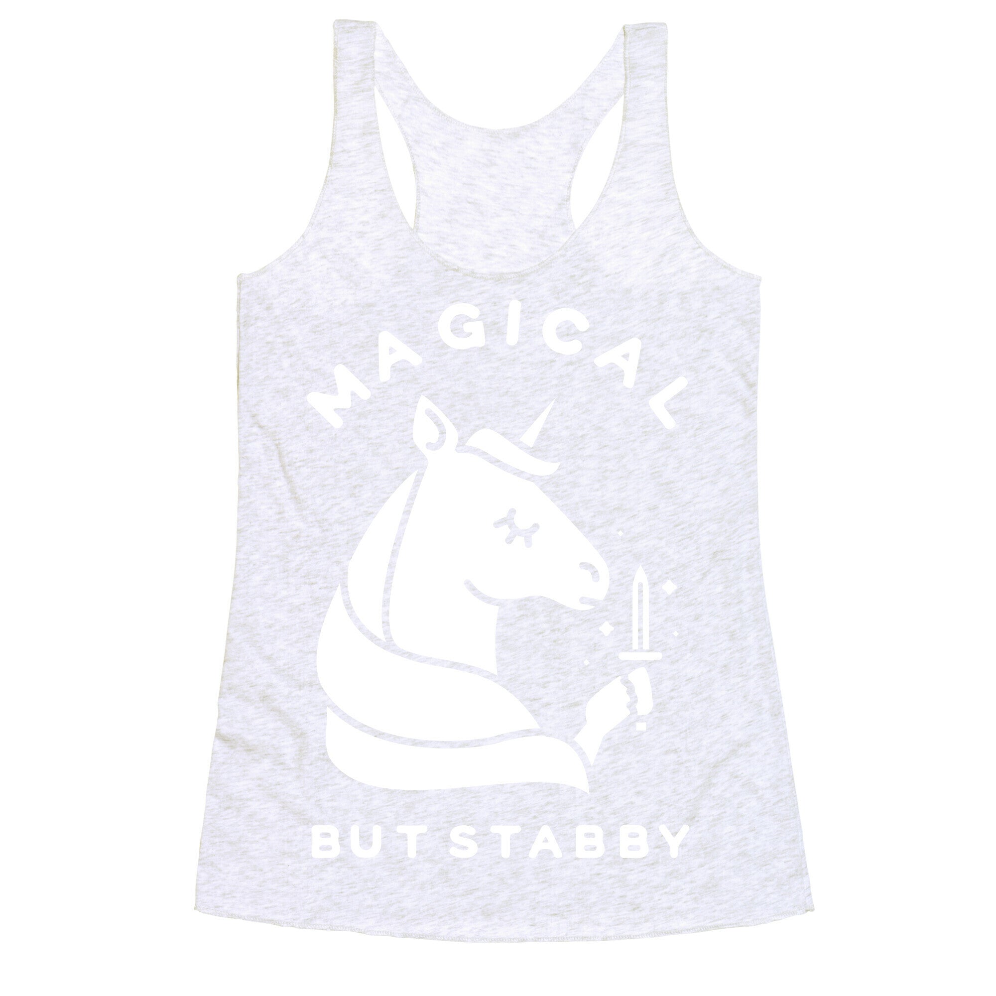Magical But Stabby Racerback Tank