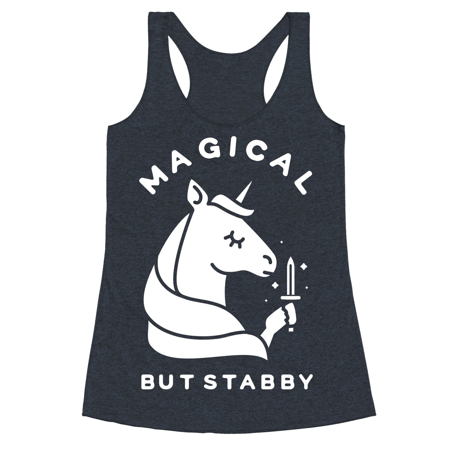 Magical But Stabby Racerback Tank