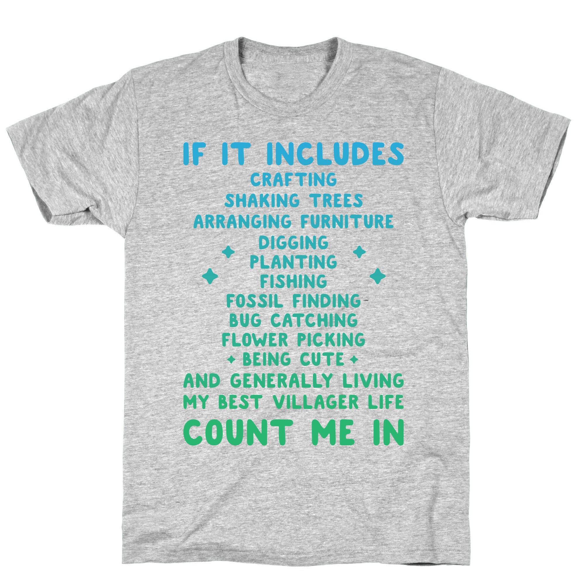 Animal Crossing Activities Count Me In T-Shirt