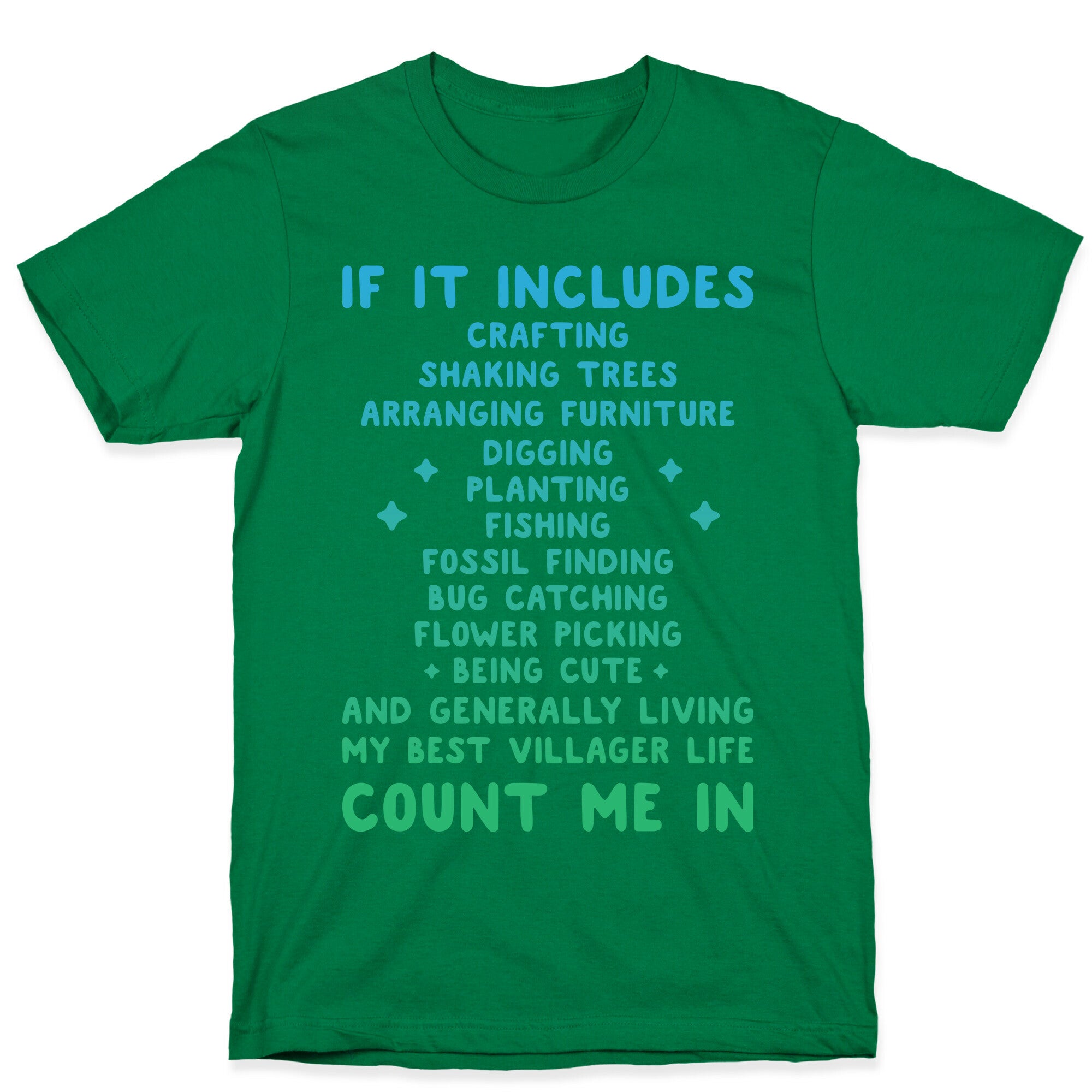 Animal Crossing Activities Count Me In T-Shirt