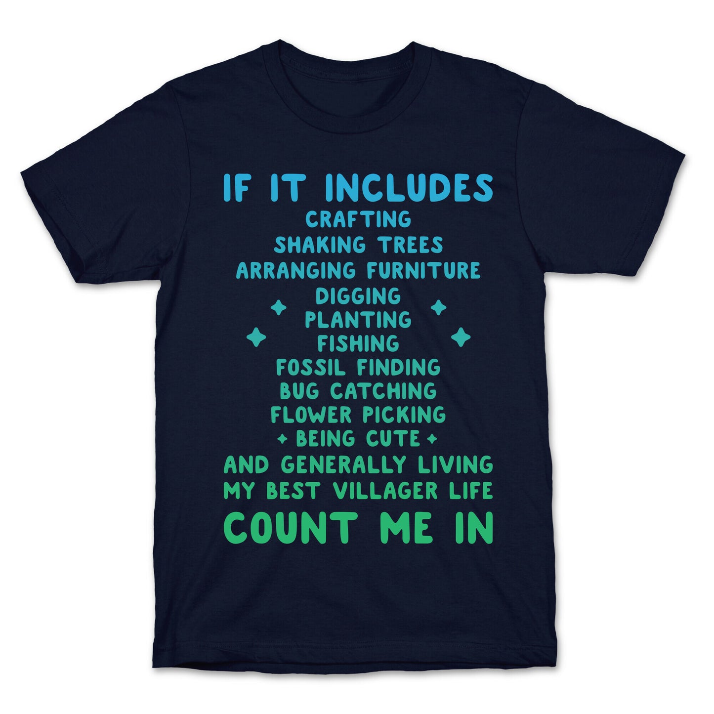 Animal Crossing Activities Count Me In T-Shirt