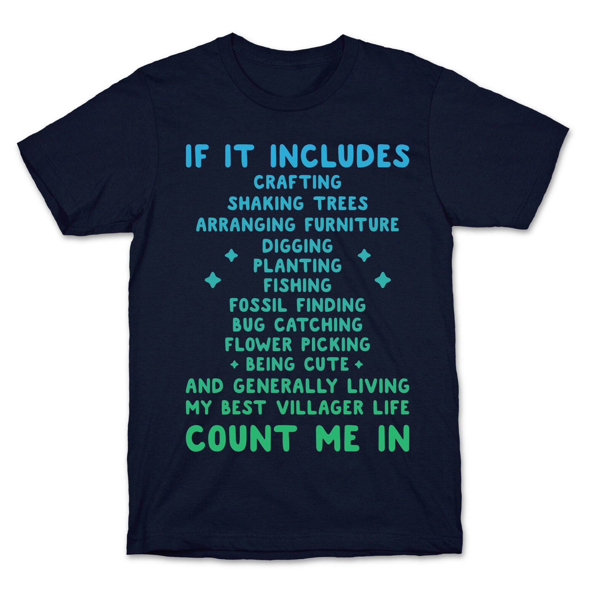 Animal Crossing Activities Count Me In T-Shirt