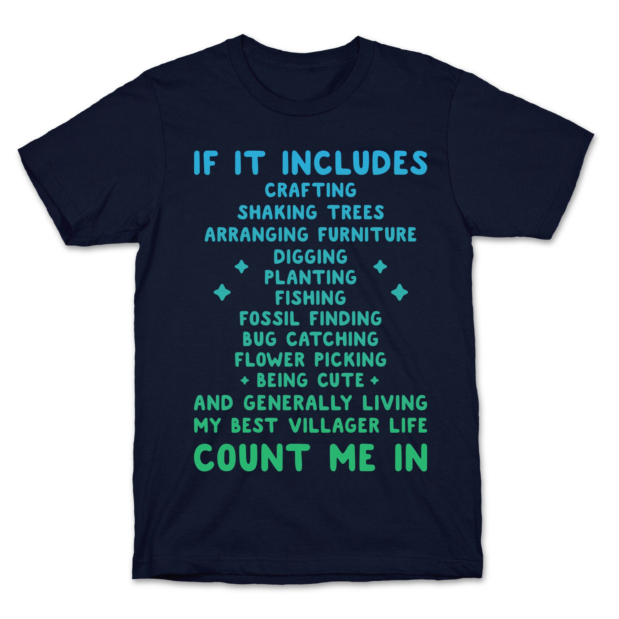 Animal Crossing Activities Count Me In T-Shirt
