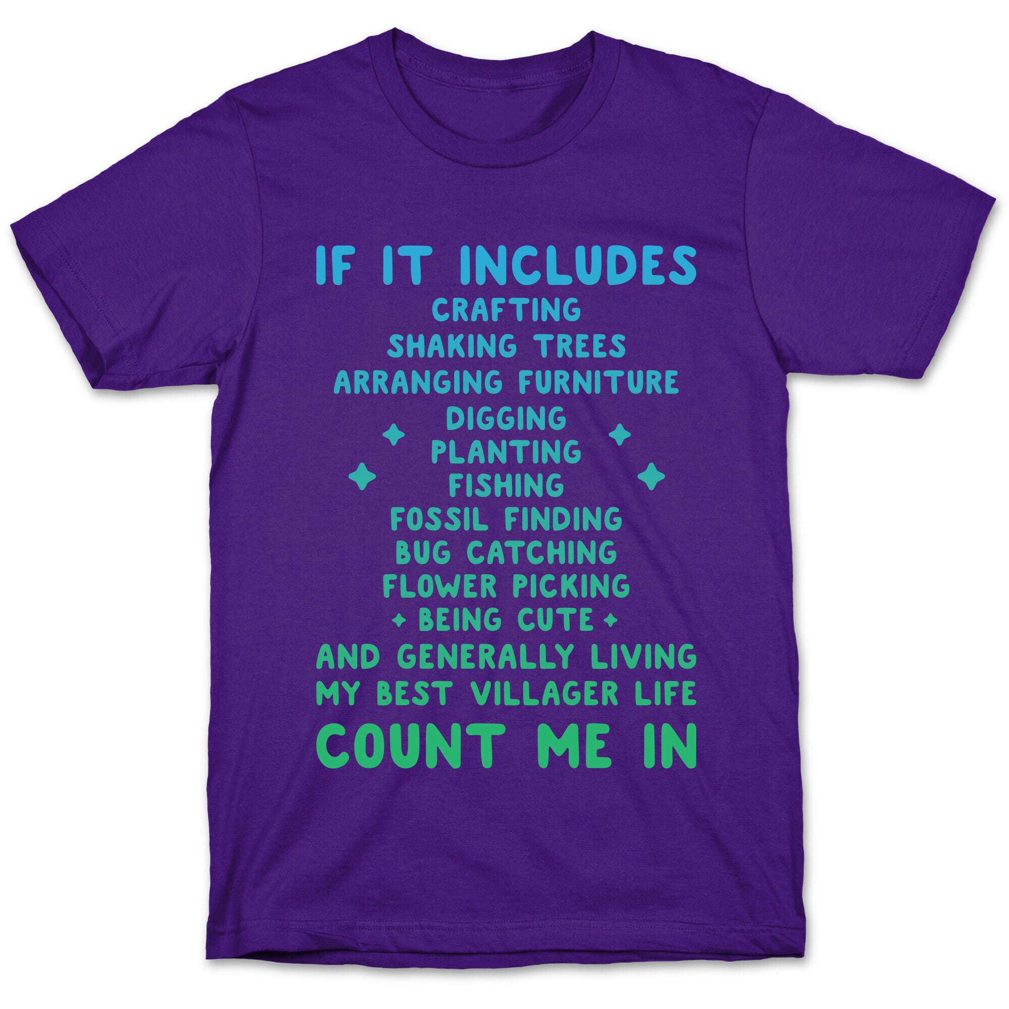 Animal Crossing Activities Count Me In T-Shirt