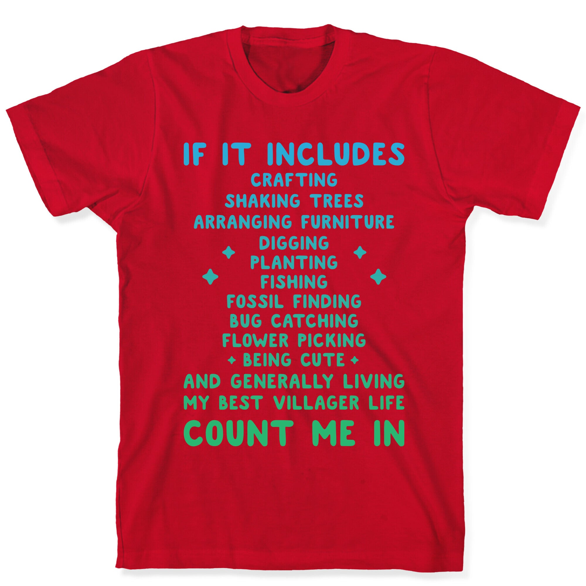 Animal Crossing Activities Count Me In T-Shirt