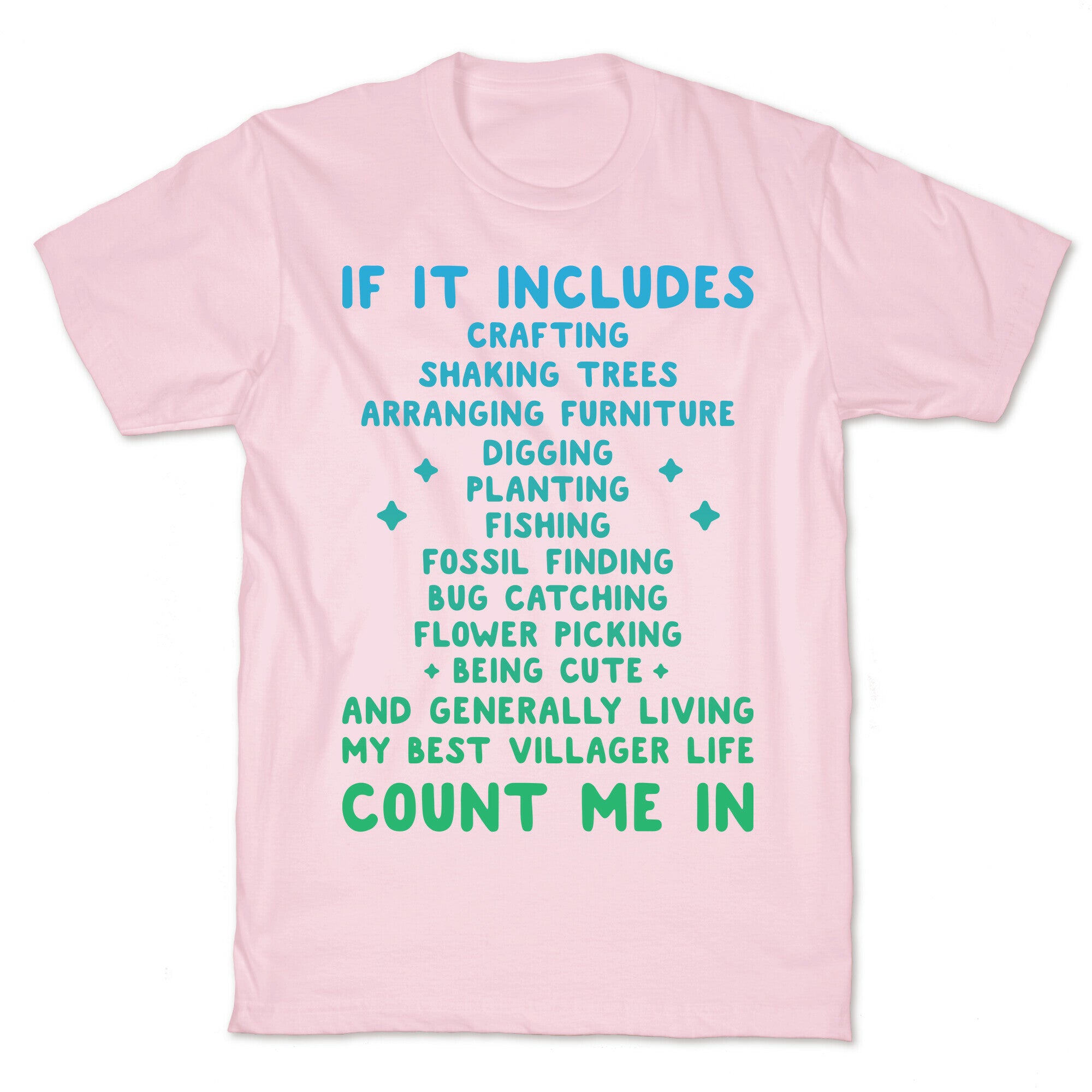 Animal Crossing Activities Count Me In T-Shirt