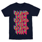 Dump Him Retro Rainbow T-Shirt