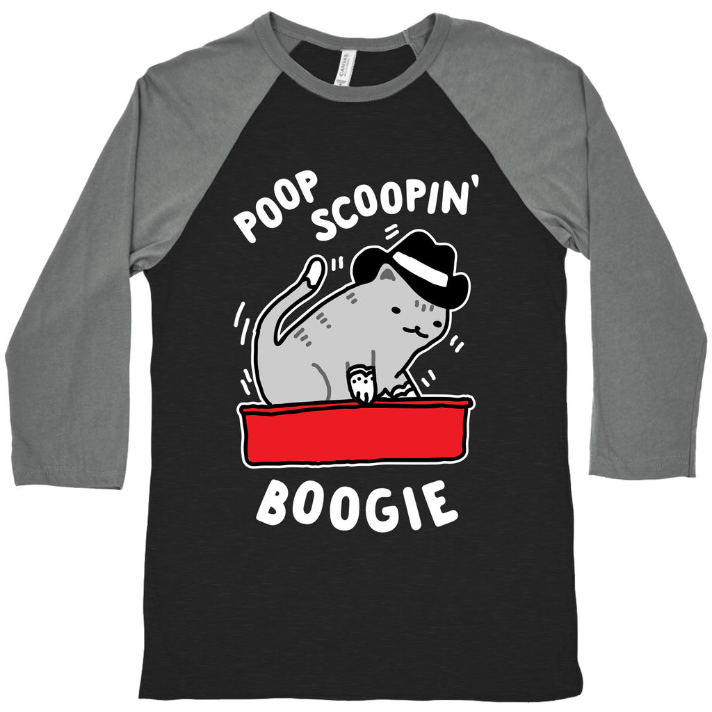 Poop Scoopin' Boogie Baseball Tee