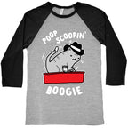 Poop Scoopin' Boogie Baseball Tee