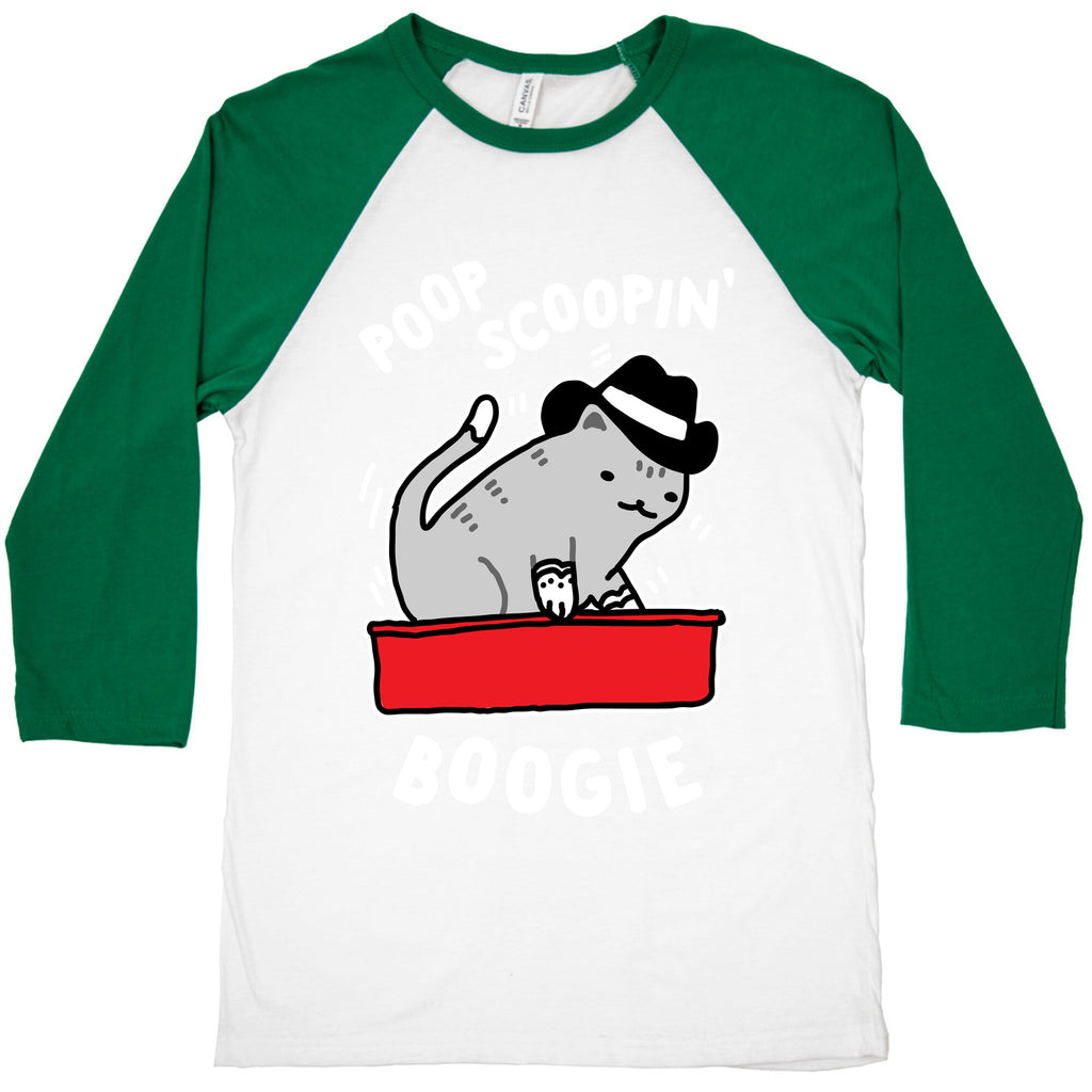 Poop Scoopin' Boogie Baseball Tee