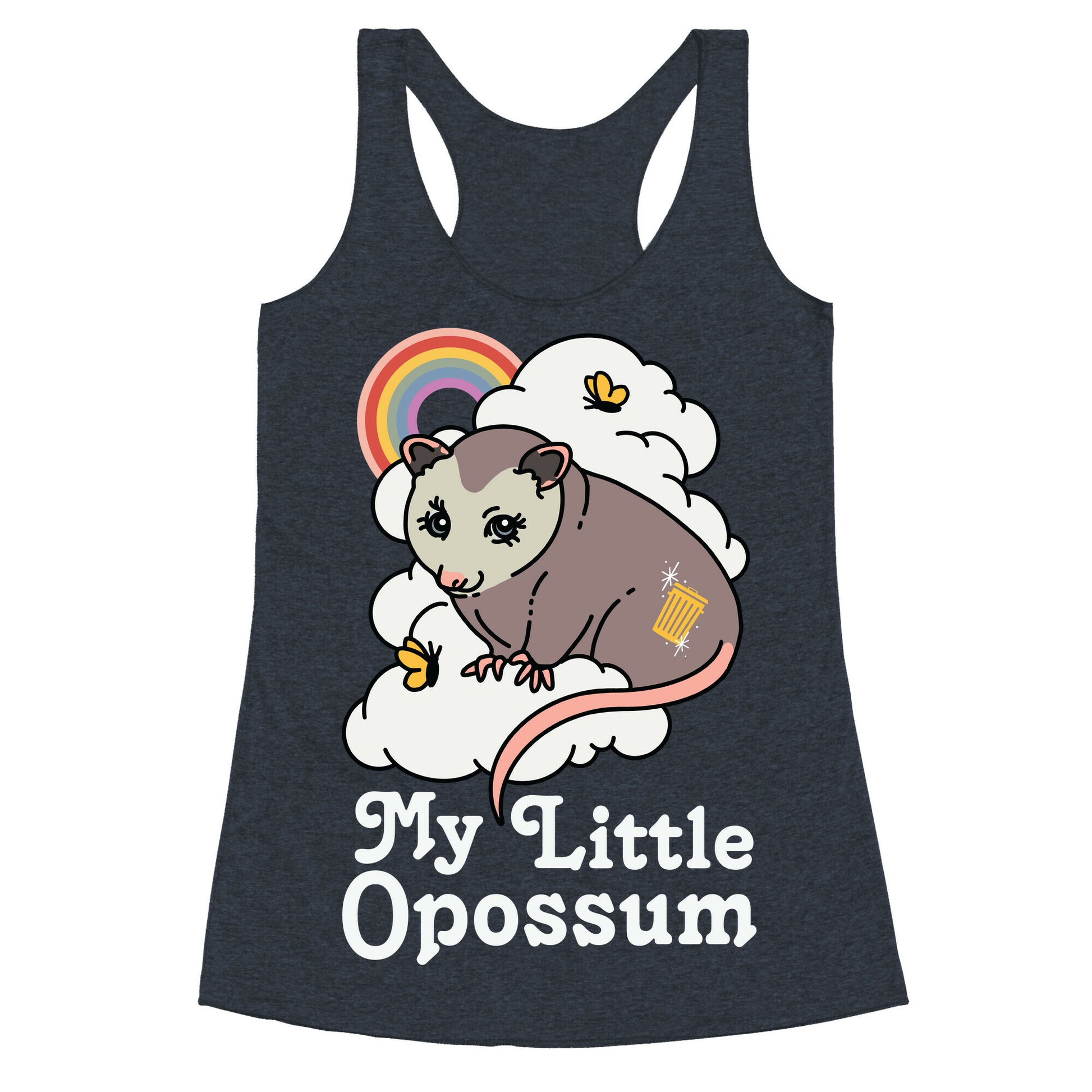 My Little Opossum  Racerback Tank
