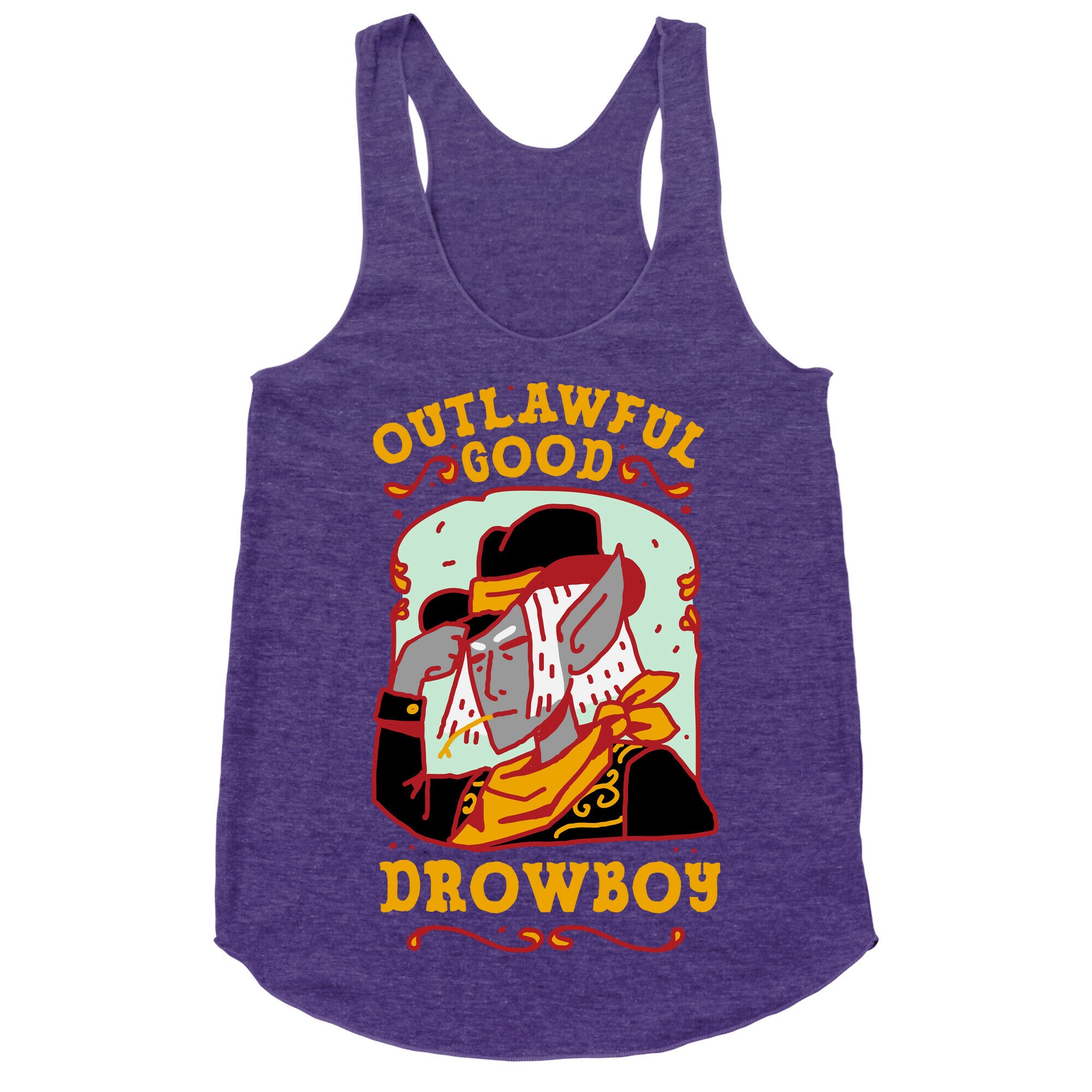 Outlawful Good Drowboy Racerback Tank