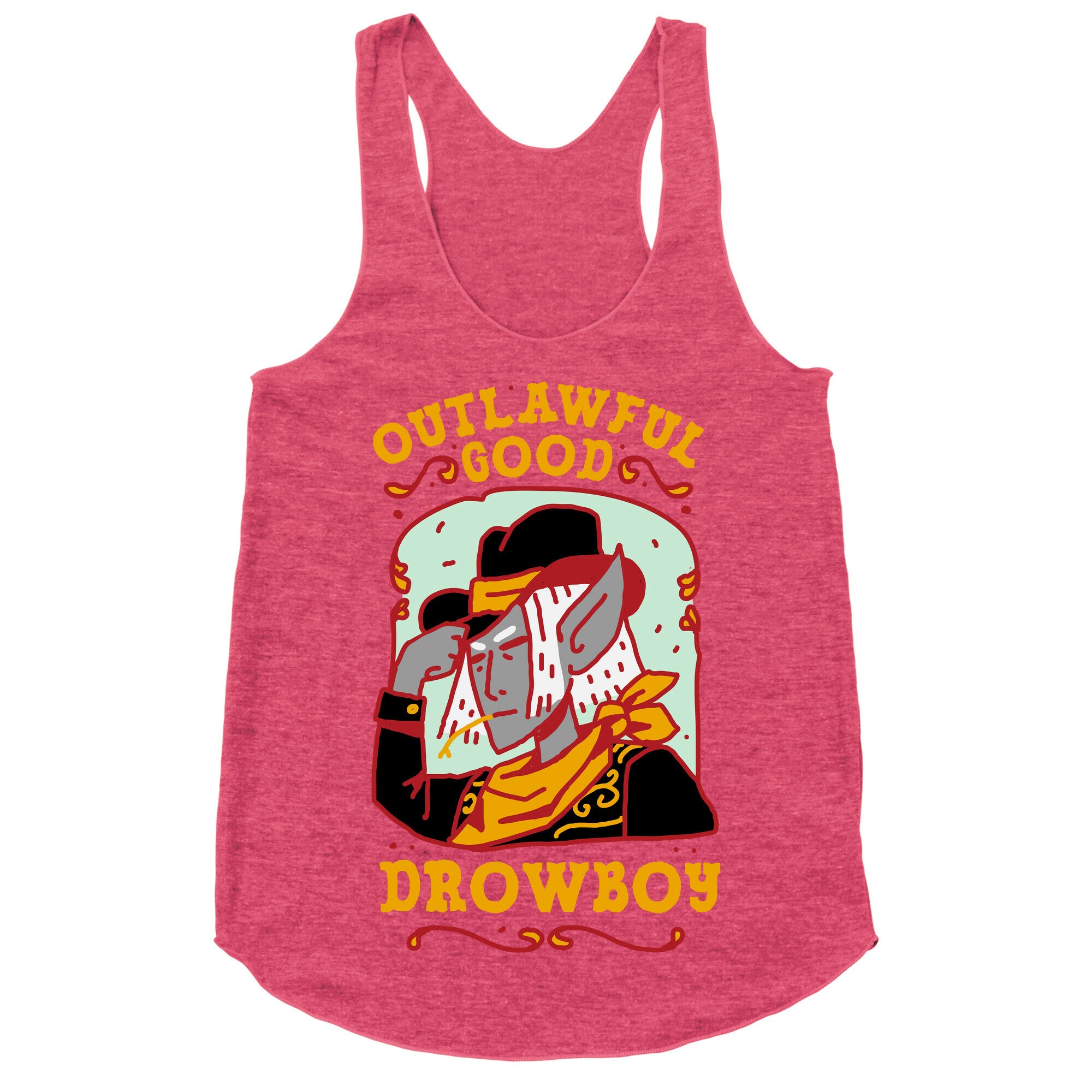 Outlawful Good Drowboy Racerback Tank